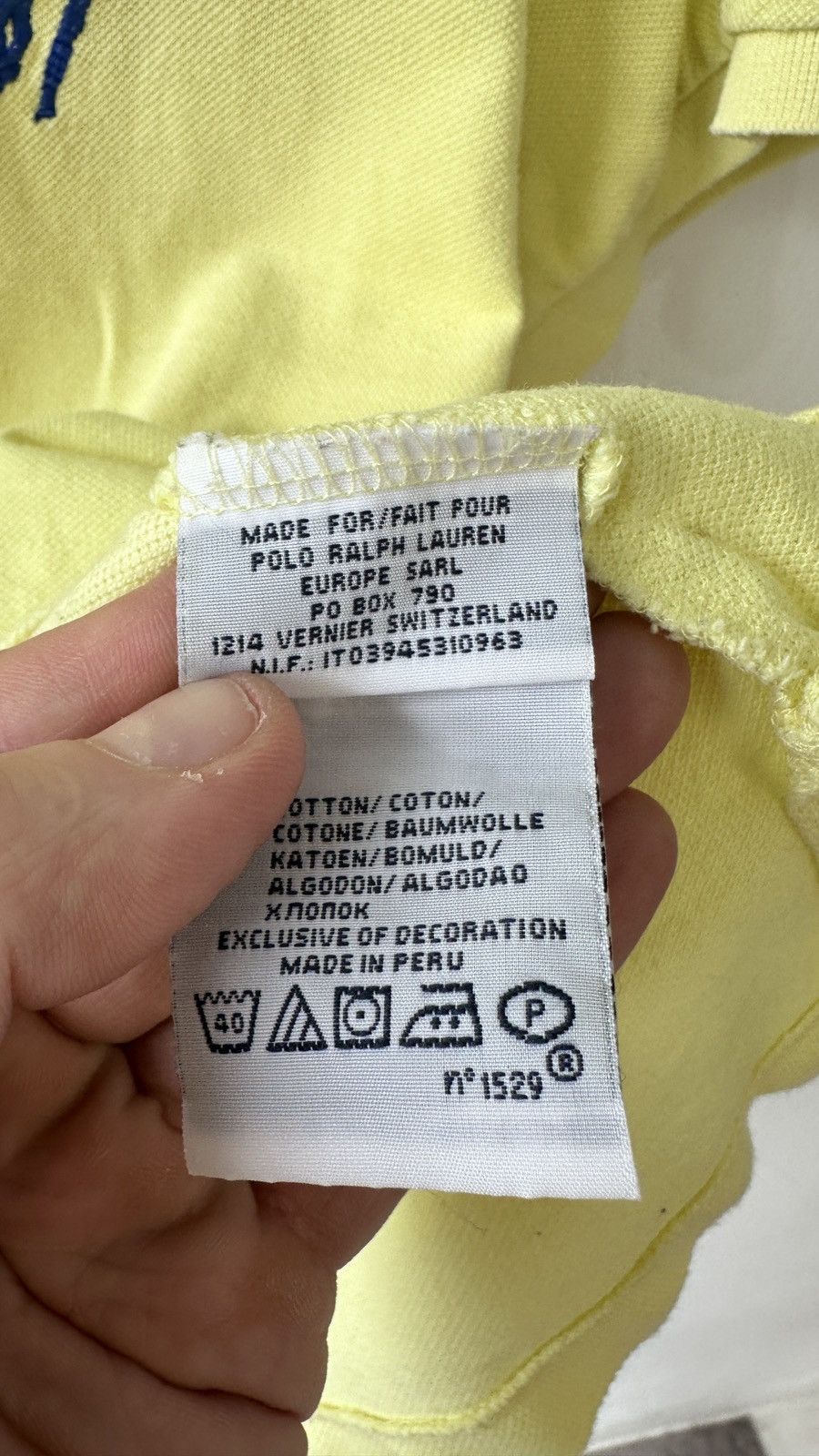Polo Ralph Lauren Polo Ralph Lauren Big Pony Shirt Size XL Custom Fit Yellow Size US XL / EU 56 / 4 - 8 Thumbnail