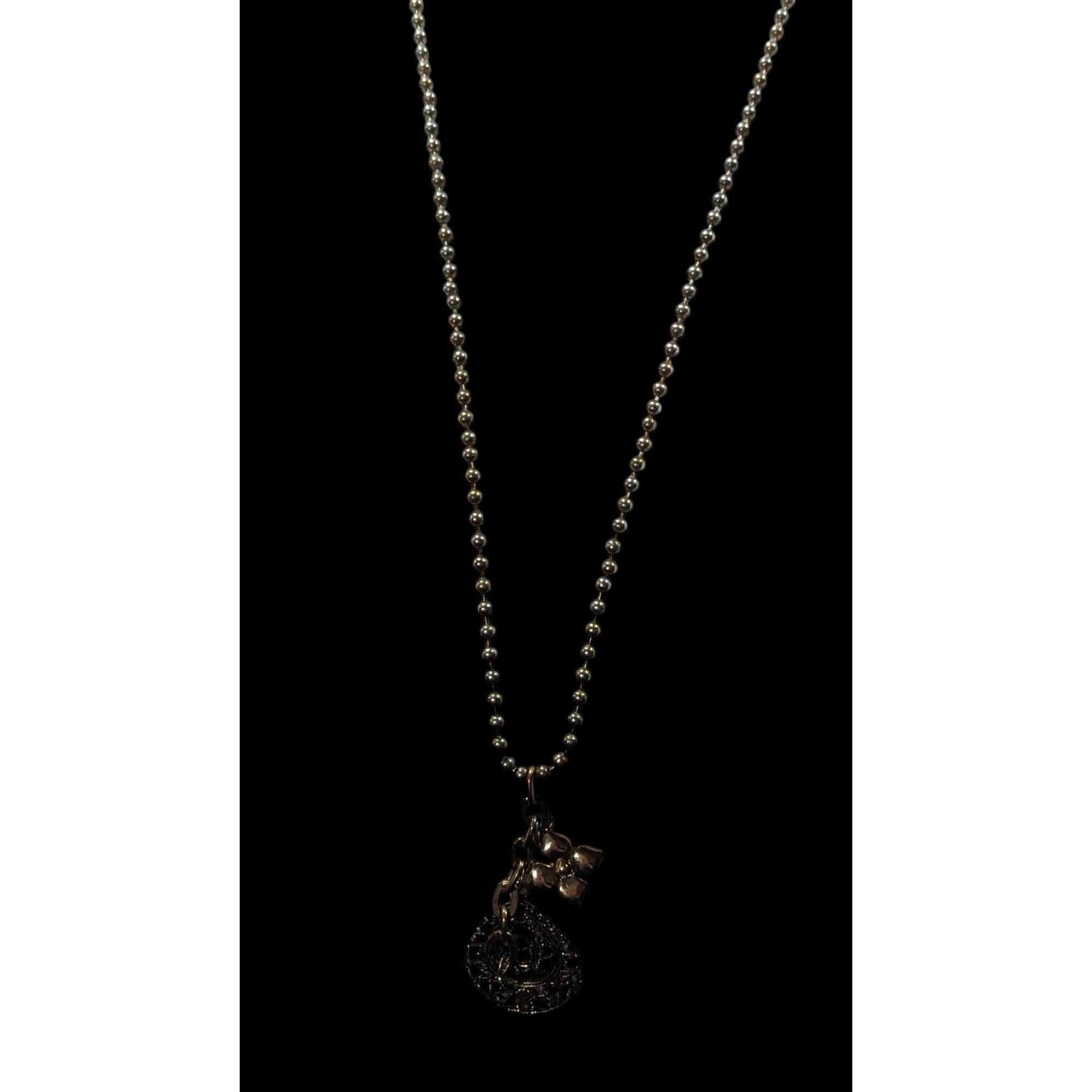 Other Bohemian Floral Gold Tone Charm Cluster Pendant Necklace Size ONE SIZE - 3 Thumbnail