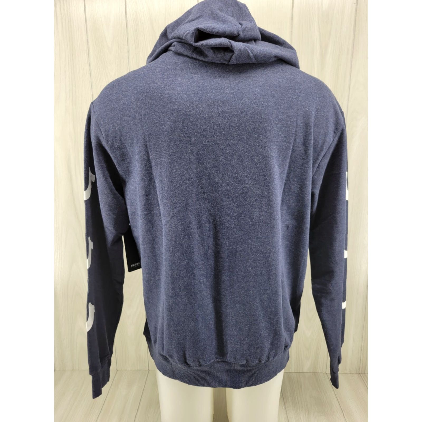 True Religion VINTAGE True Religion Hoodie Mens Buddha Logo Pullover Sweatshirt Large NWT Blue 50/50 Fleece Logo Print Size US L / EU 52-54 / 3 - 7 Thumbnail