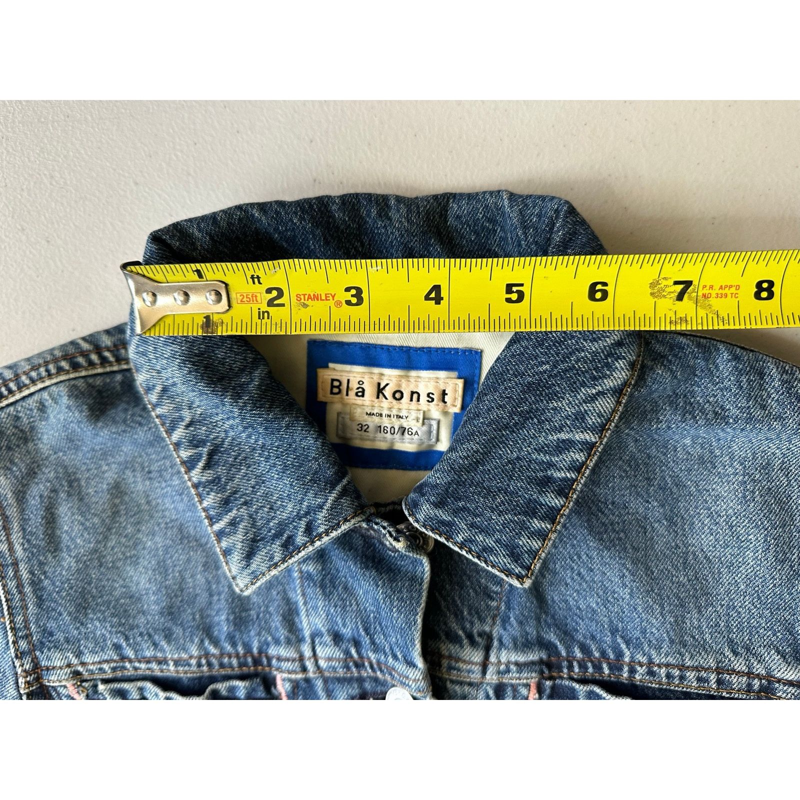 Acne Studios Acne Studios Bla Konst Cliff Denim Jacket Womens 32 160/76A Size XXS / US 00 / IT 34 - 7 Thumbnail