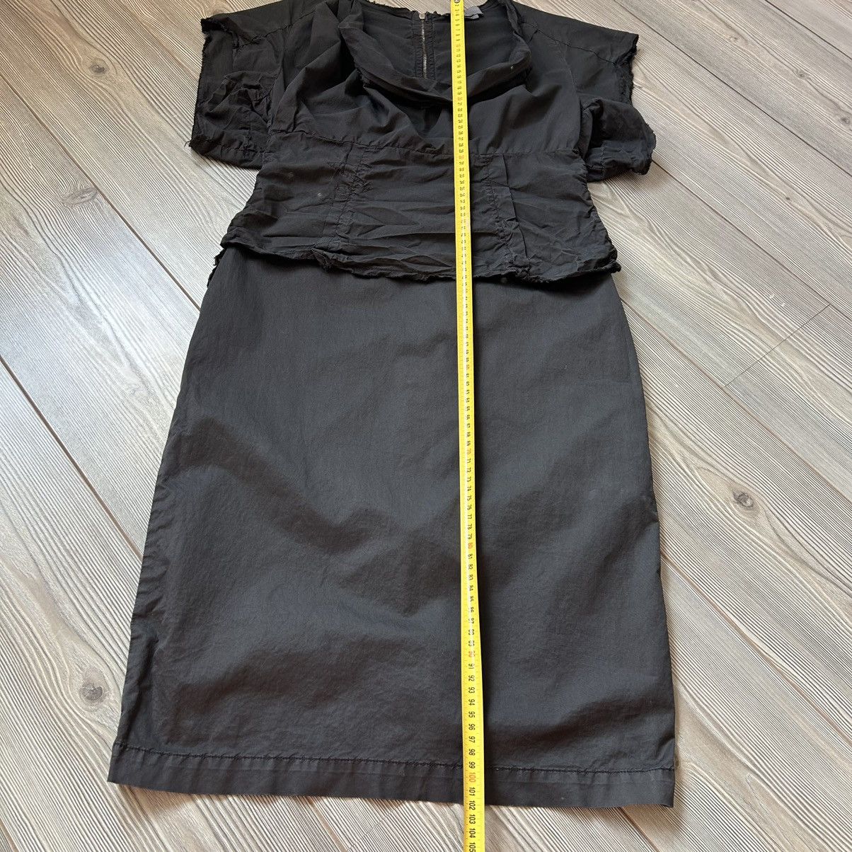 Alexander McQueen Alexander Mcqueen 2009 Raw Seam Cowl Neck Peplum Dress Size L / US 10 / IT 46 - 18 Thumbnail