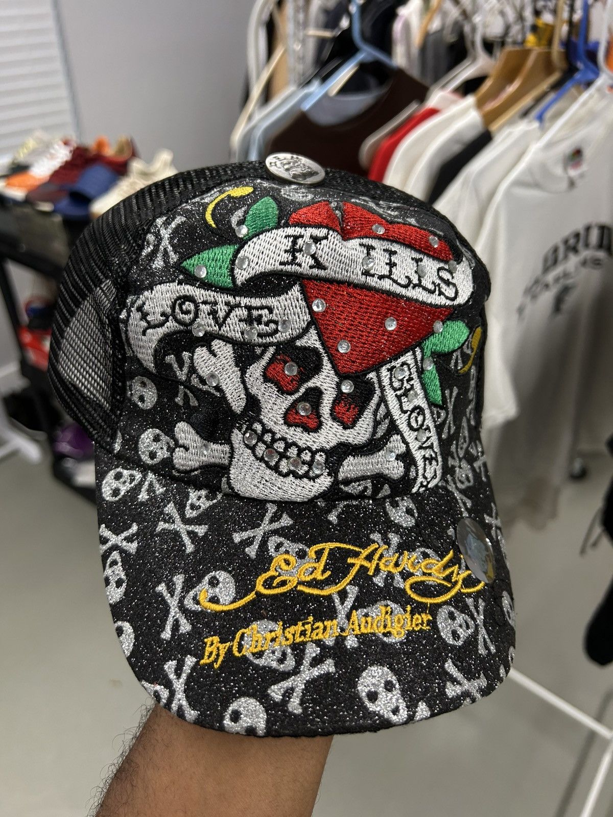 Christian Audigier × Ed Hardy × Streetwear Ed Hardy Winter Hat