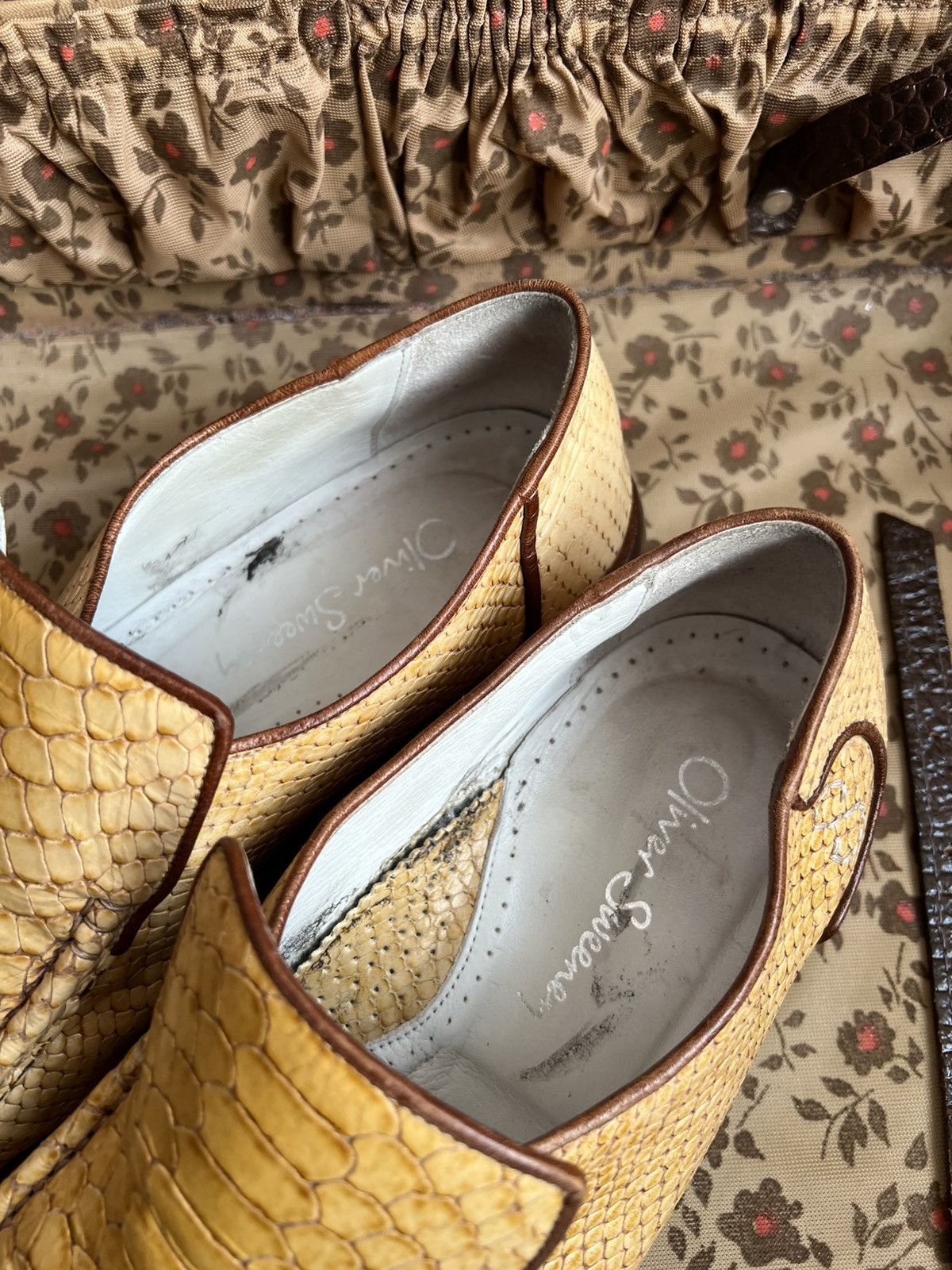 Oliver Sweeney Vintage Oliver Sweeney Y2K Punk Opium Python snake shoes Size US 10 / EU 43 - 8 Thumbnail