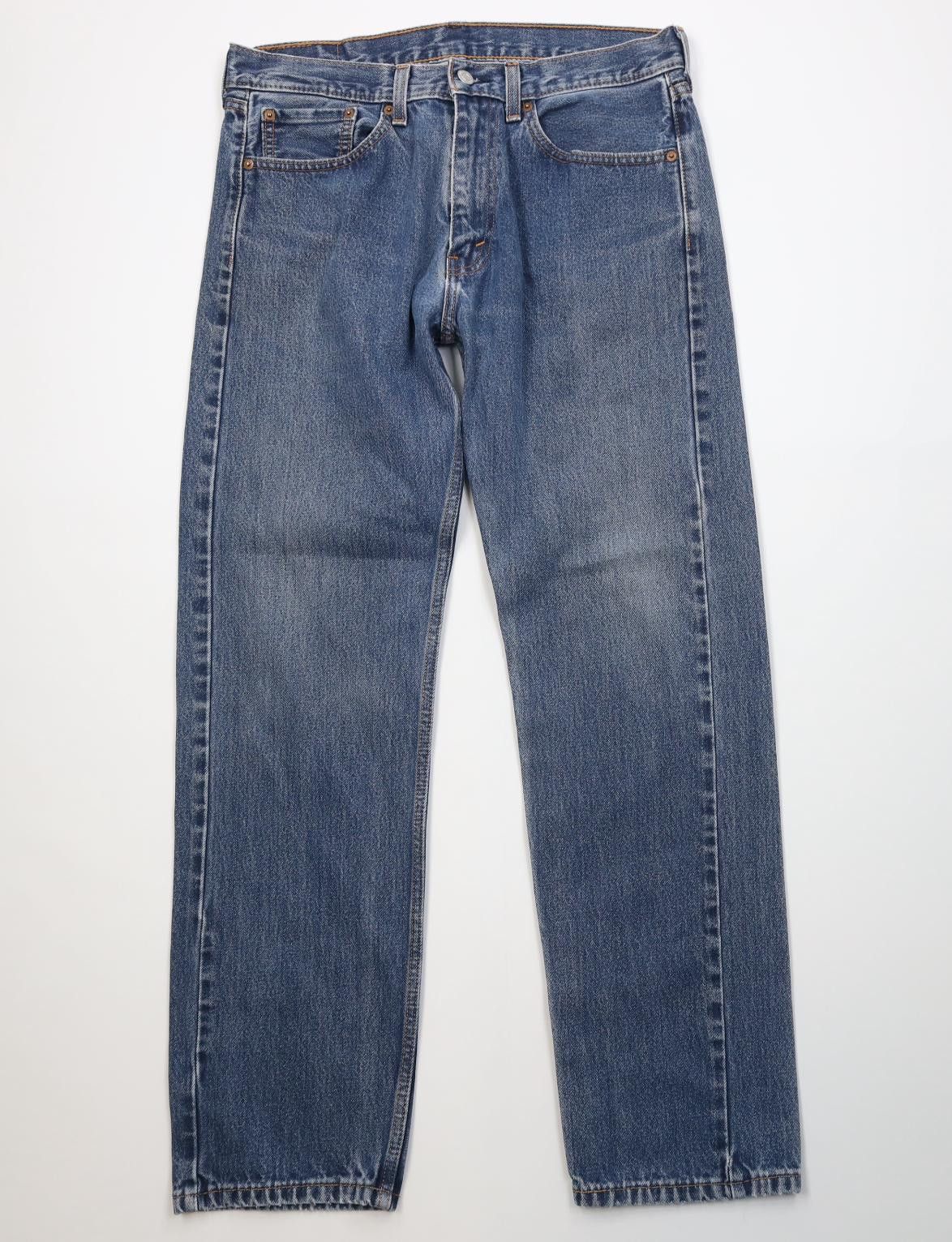 Levi's Vintage Y2K Levis 505 Regular Fit Straight Leg Denim Jeans Size US 34 / EU 50 - 1 Thumbnail