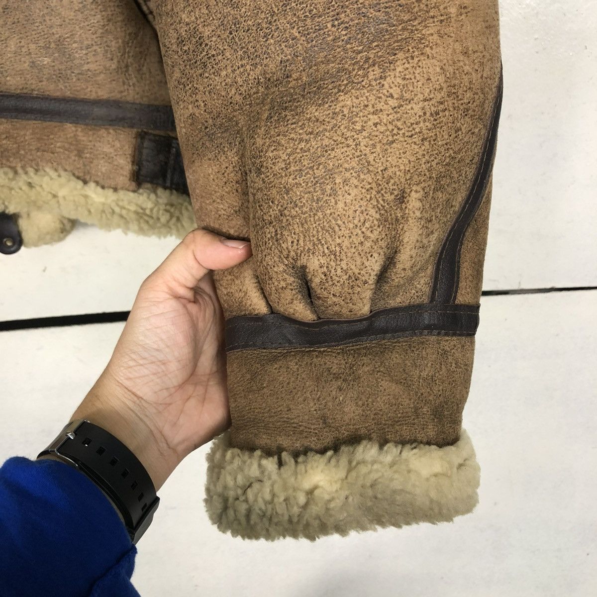 Avirex 🔥VINTAGE GENUINE LEATHER JACKET B3 AVIREX USA AERO LEATHER Size US M / EU 48-50 / 2 - 17 Thumbnail