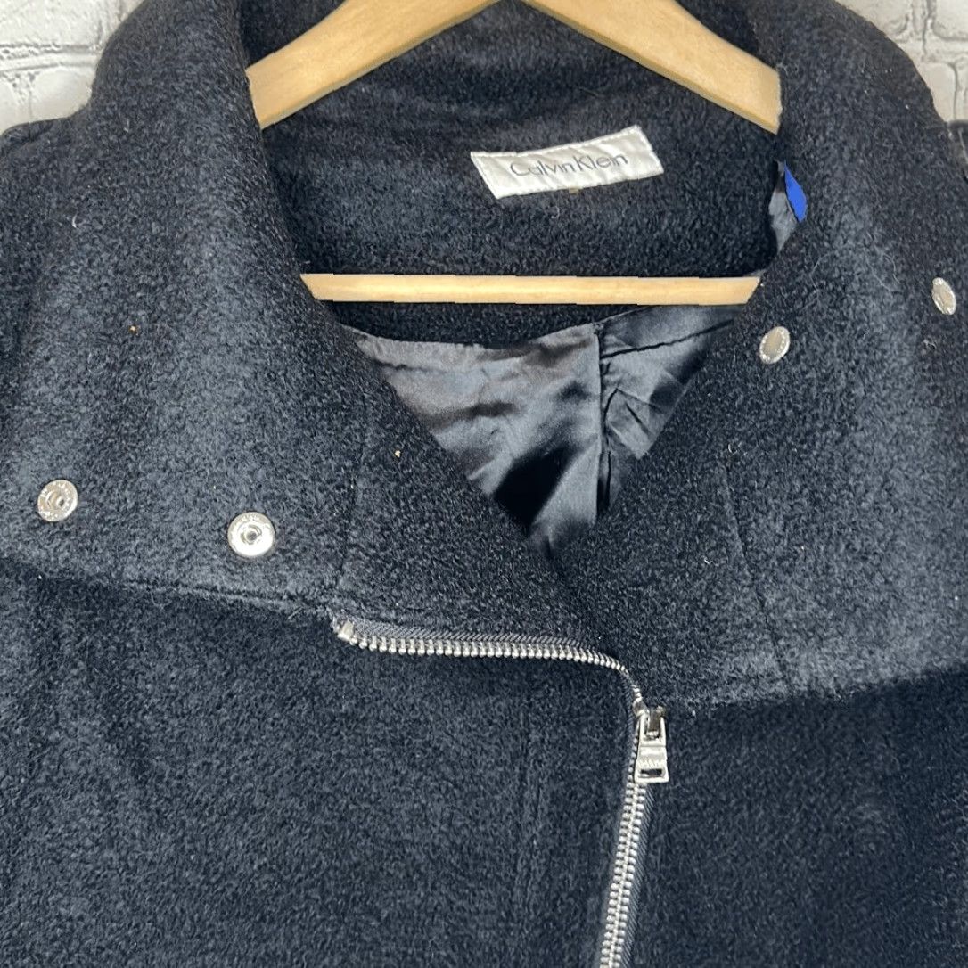 Calvin Klein Calvin Klein Women’s Jacket Wool Blend Zip up Black L Size L / US 10 / IT 46 - 3 Thumbnail