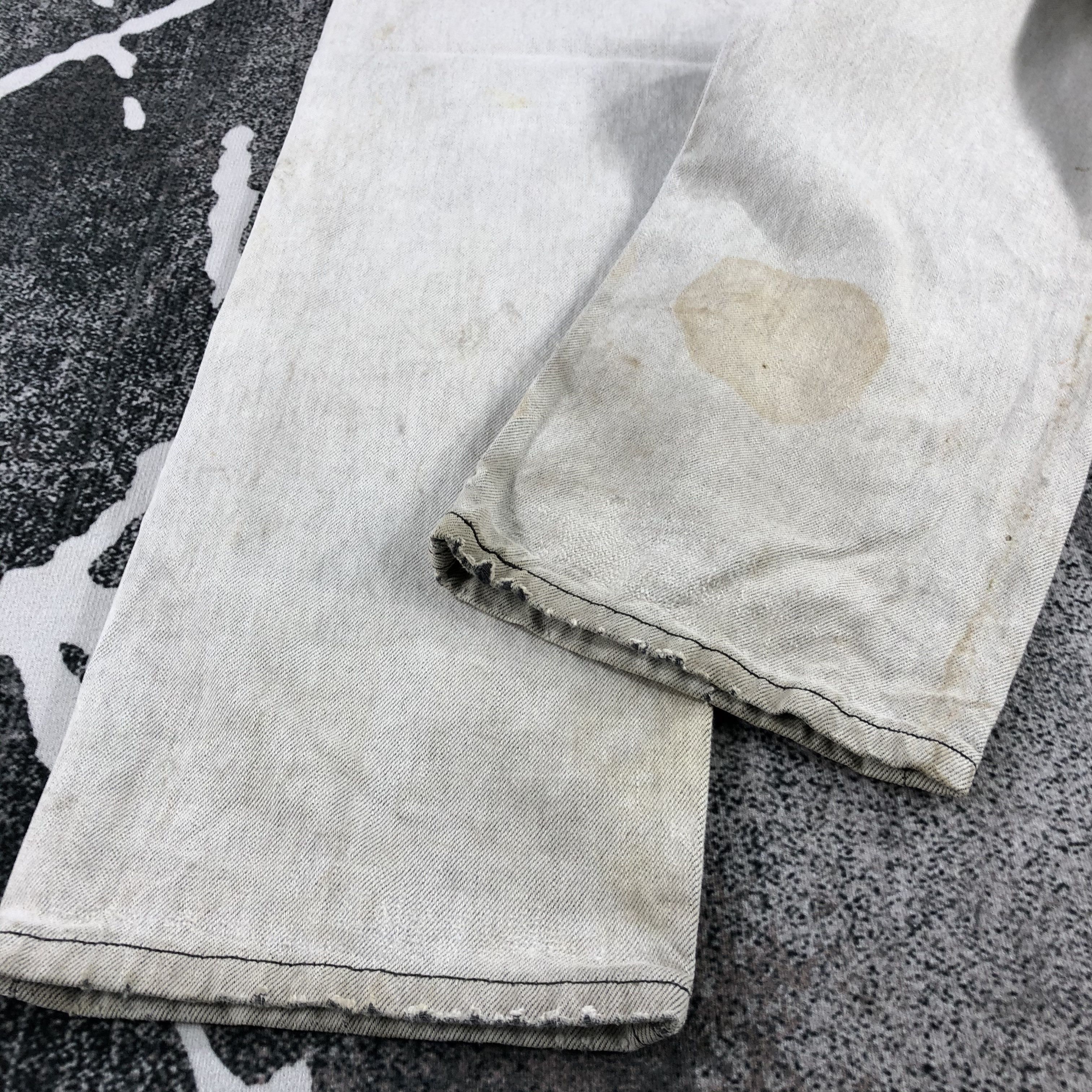 Levi's Vintage Levis 501 Jeans Dirty Faded Gray Denim KJ797 Size US 33 - 5 Thumbnail