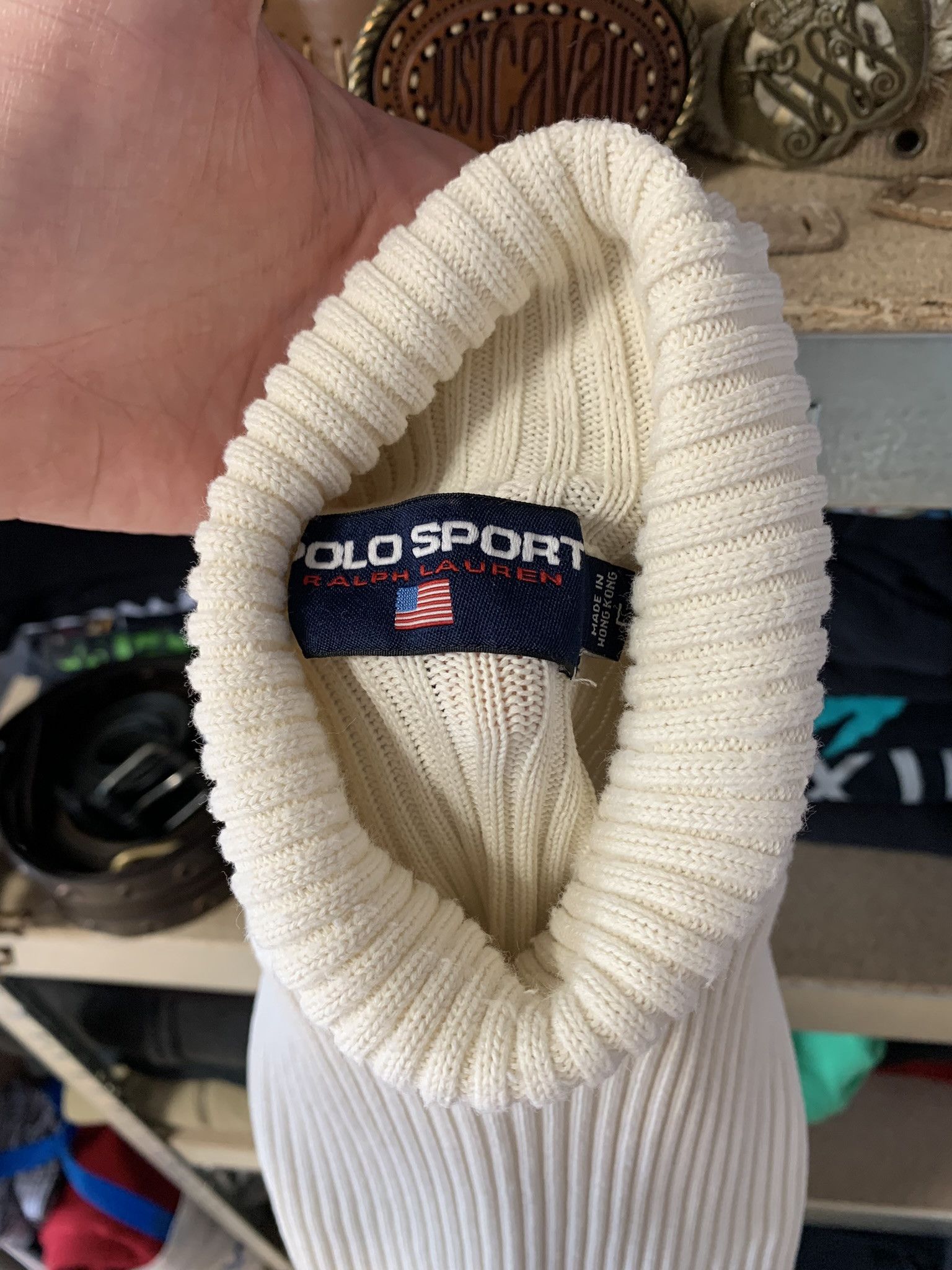 Ralph Lauren Sport Polo Sport Ralph Lauren Turtleneck American Flag Sweater Size US L / EU 52-54 / 3 - 12 Thumbnail