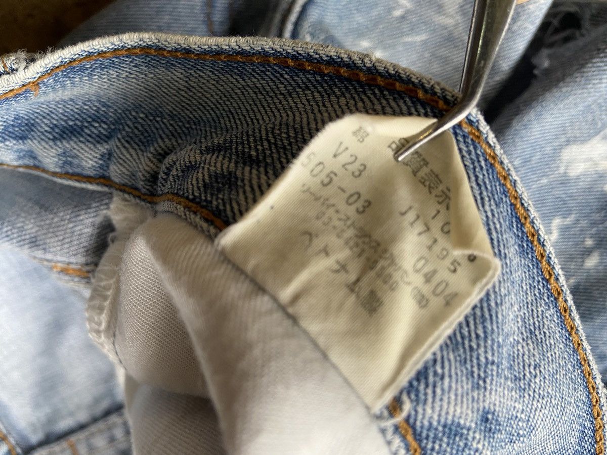 Vintage Levis 505 custom butterfly Size US 34 / EU 50 - 4 Thumbnail