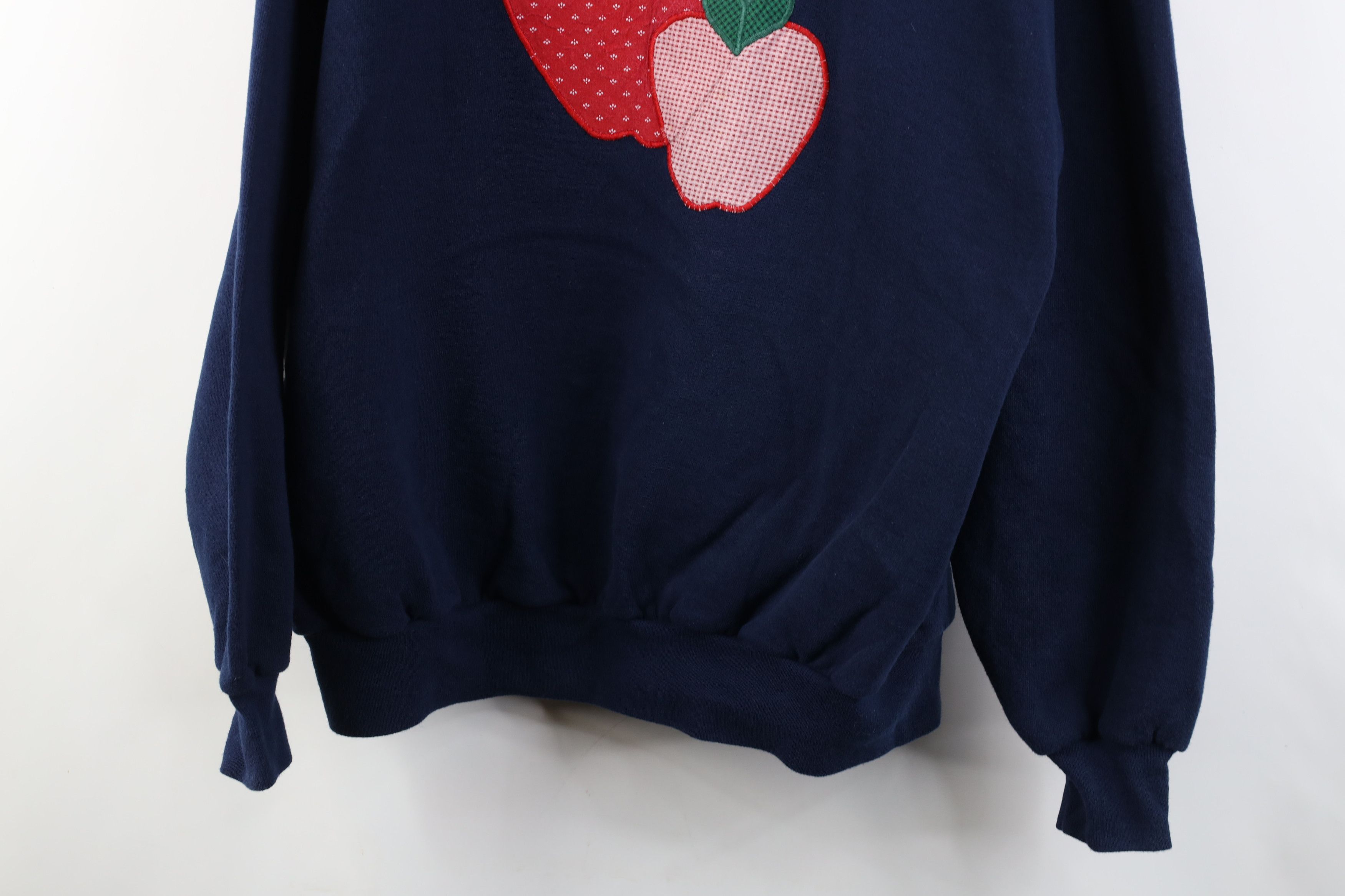 Vintage Vintage 90s Country Farmhouse Apple Crewneck Sweatshirt USA Size XL / US 12-14 / IT 48-50 - 3 Thumbnail