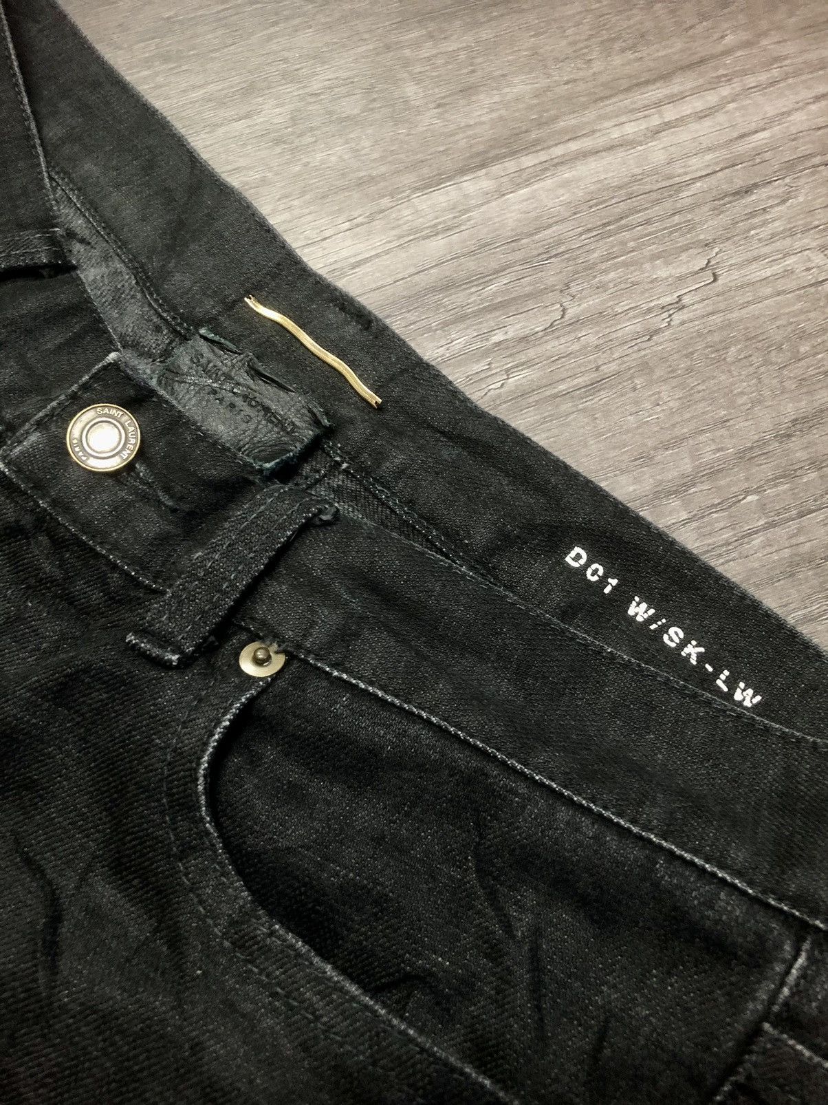 VINTAGE SAINT LAURENT PARIS DENIM D01 W/SK-LW