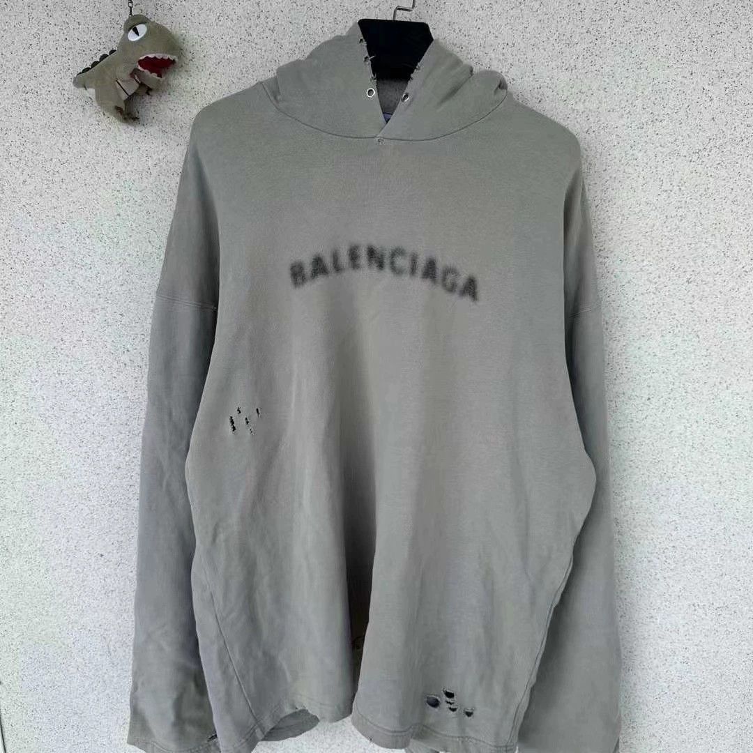 Other Balenciaga Balenciaga Mosaic Destruction Hoodie-2507 Size US S / EU 44-46 / 1 - 1 Thumbnail