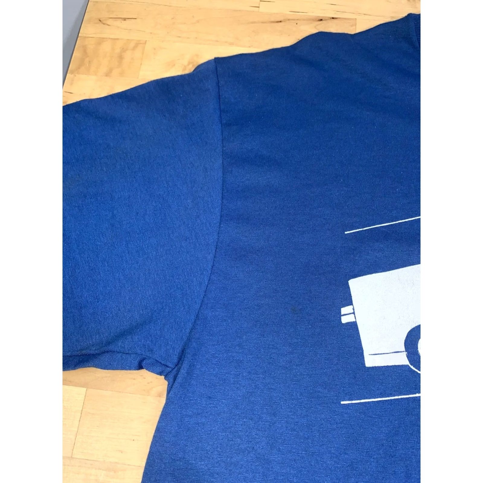 Hanes Vintage Hanes Jesus Shirt Men L Blue 90s Religion Graphic Print T-Shirt Short Sleeve Crew Neck 13140 Size US L / EU 52-54 / 3 - 5 Thumbnail