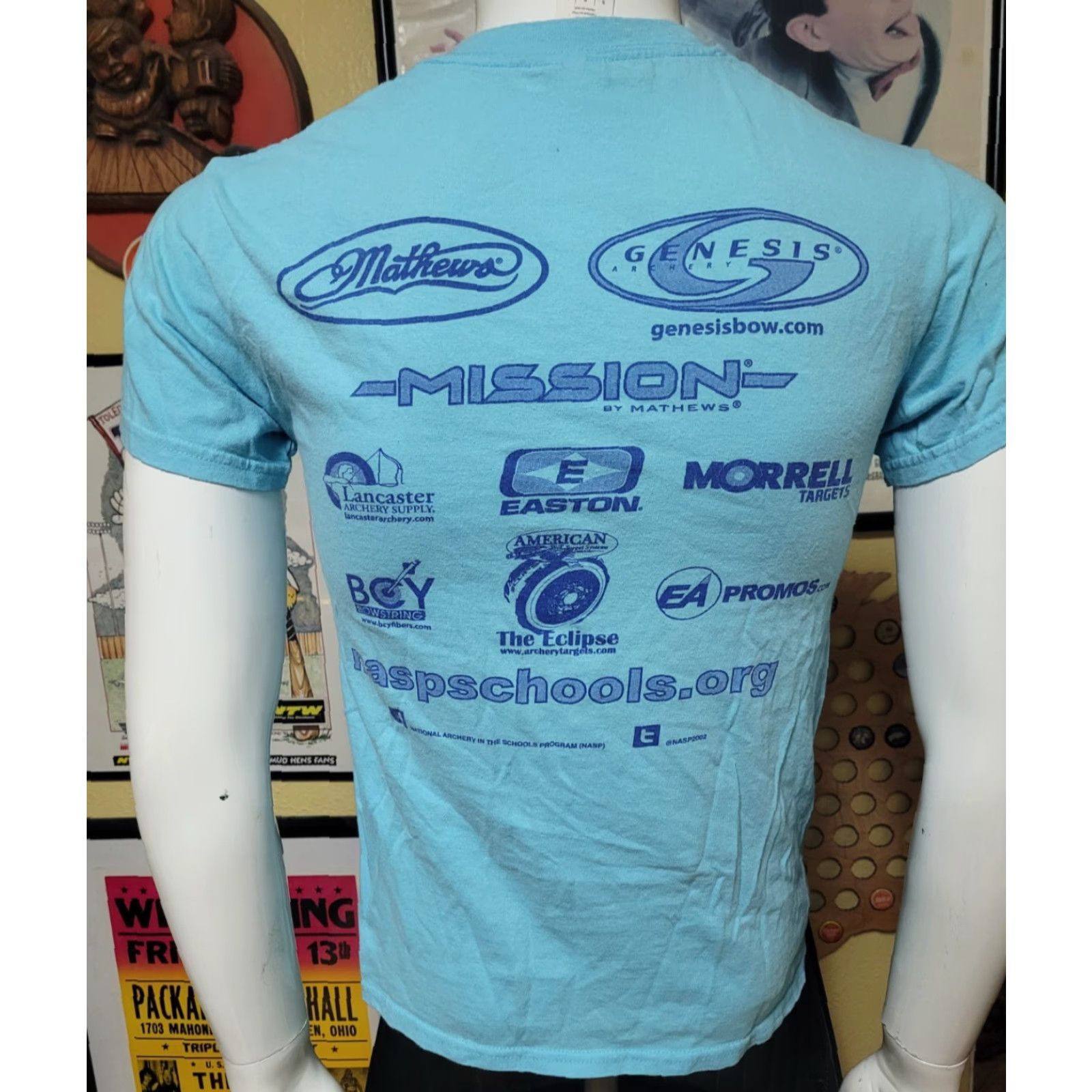 Gildan NASP 2018 World Tournament Louisville KY T Shirt Small Unisex Adults S Blue Size US S / EU 44-46 / 1 - 3 Thumbnail