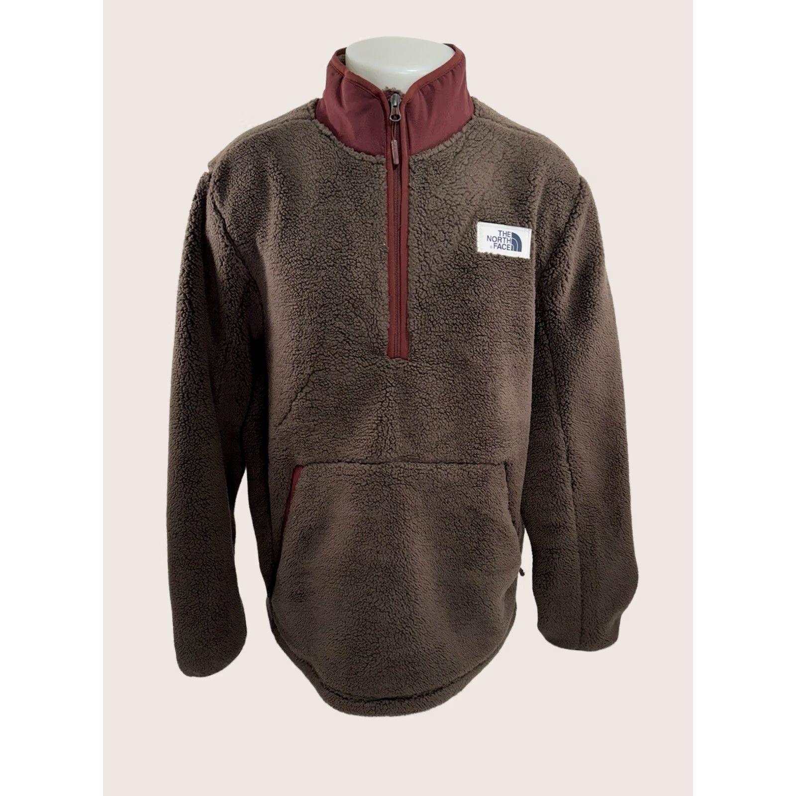 The North Face The North Face Jacket Mens XL Brown High Pile Sherpa Fur Pullover EXCELLENT Size US XL / EU 56 / 4 - 1 Thumbnail