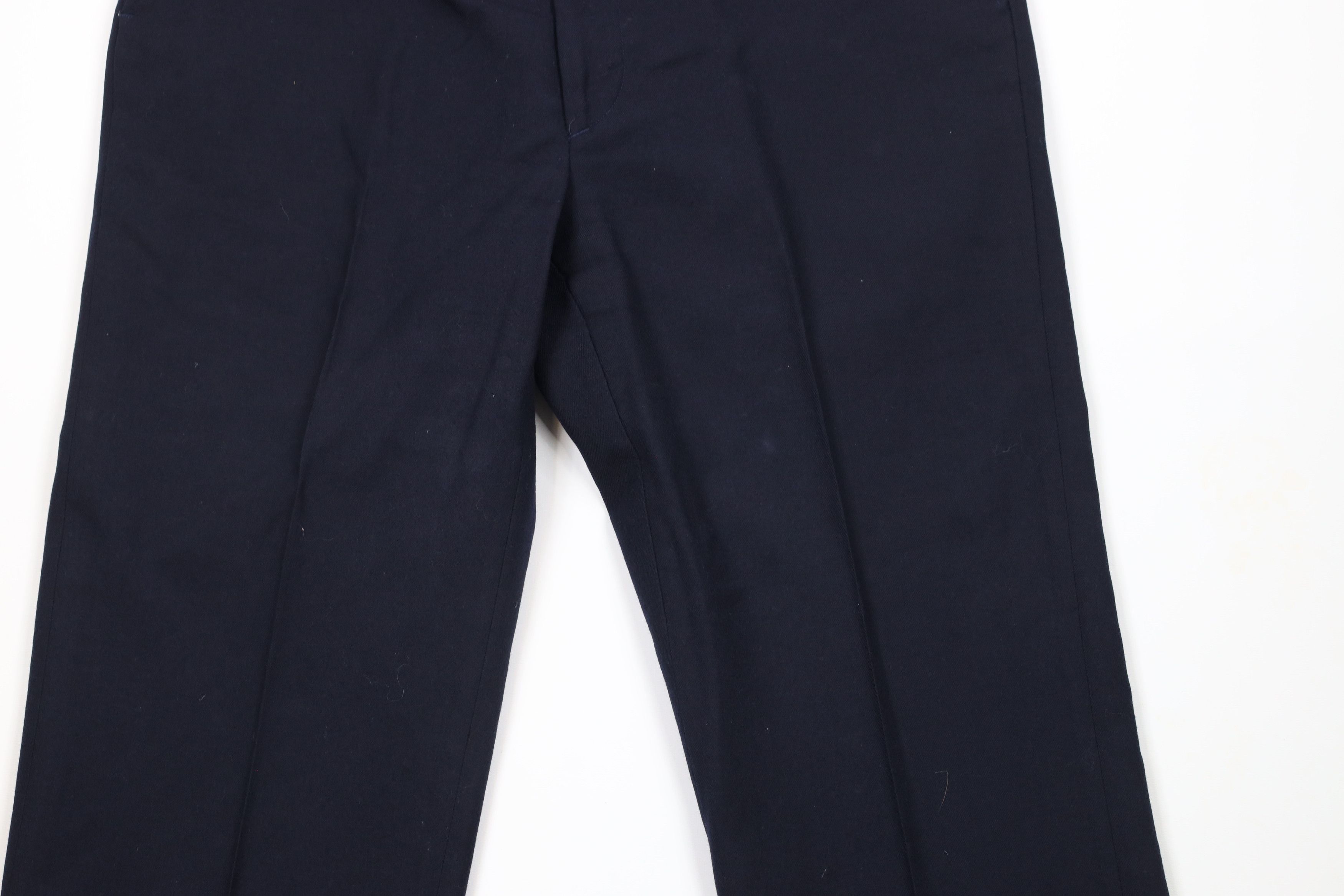 Pendleton × Vintage Vintage 70s Pendleton Wool Wide Leg Pants Trousers Blue USA Size US 34 / EU 50 - 3 Thumbnail