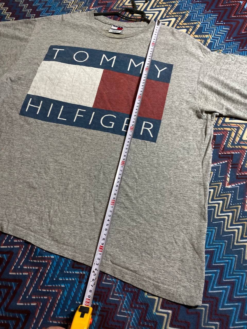 Tommy Hilfiger × Vintage Tommy Hilfiger vintage big logo t-shirt size XL made in USA Size US XL / EU 56 / 4 - 8 Thumbnail