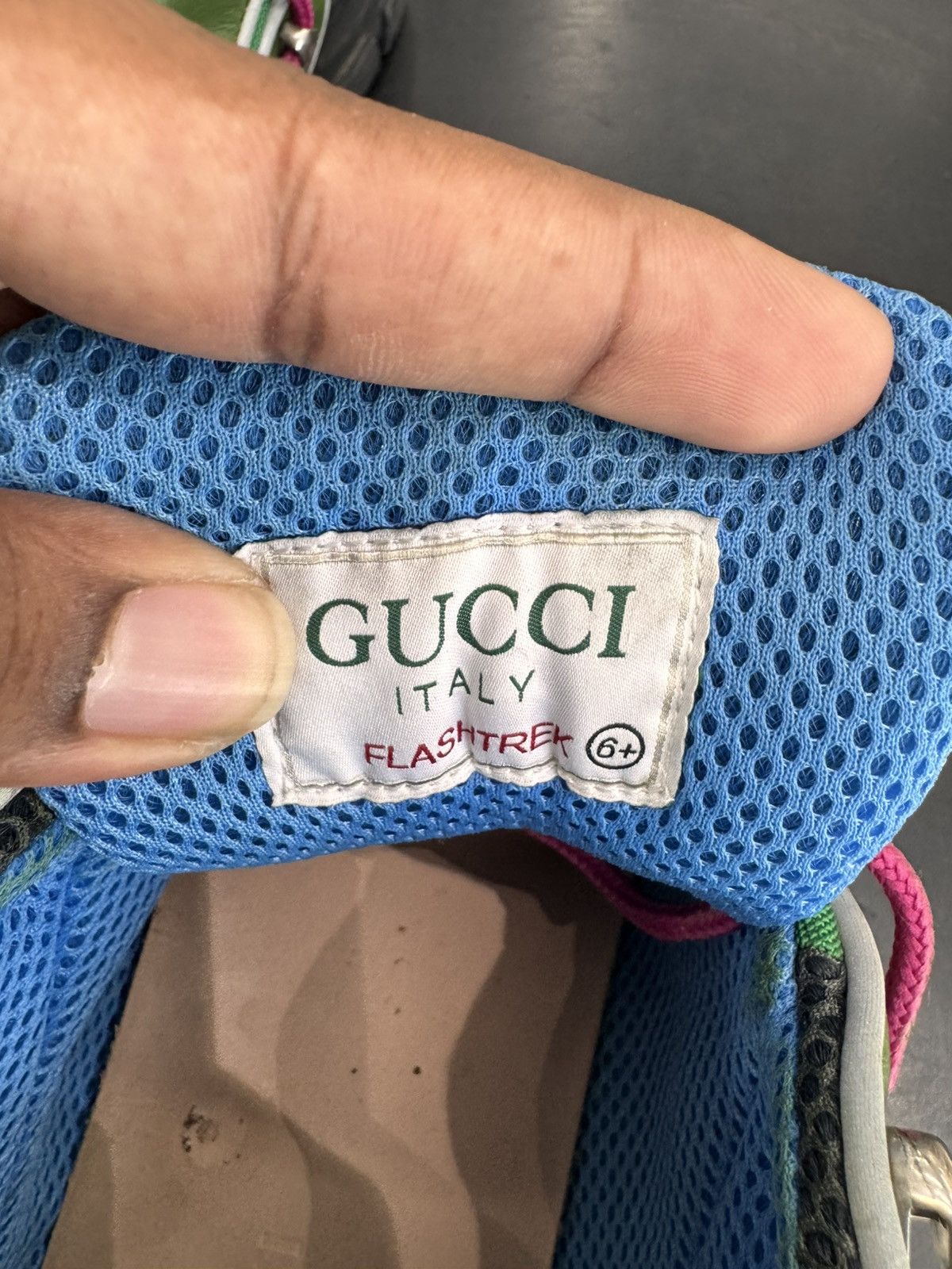 Gucci Gucci Flashtrek Green Blue Size 6.5 (2023) Size US 6.5 / EU 39-40 - 9 Thumbnail