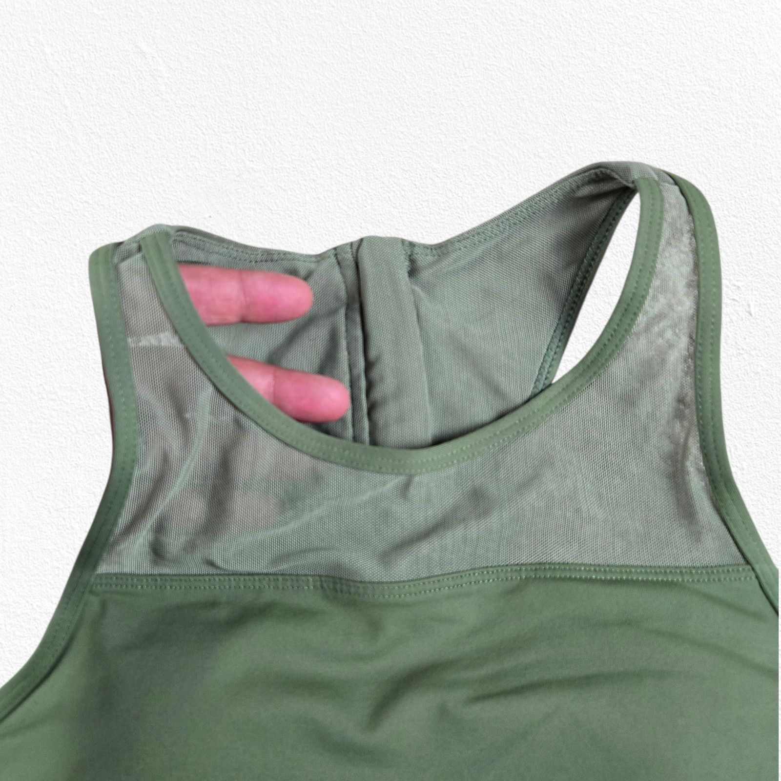 Other Zyia Active All-Star Sports Bra Sage Green Size Medium Size ONE SIZE - 3 Thumbnail