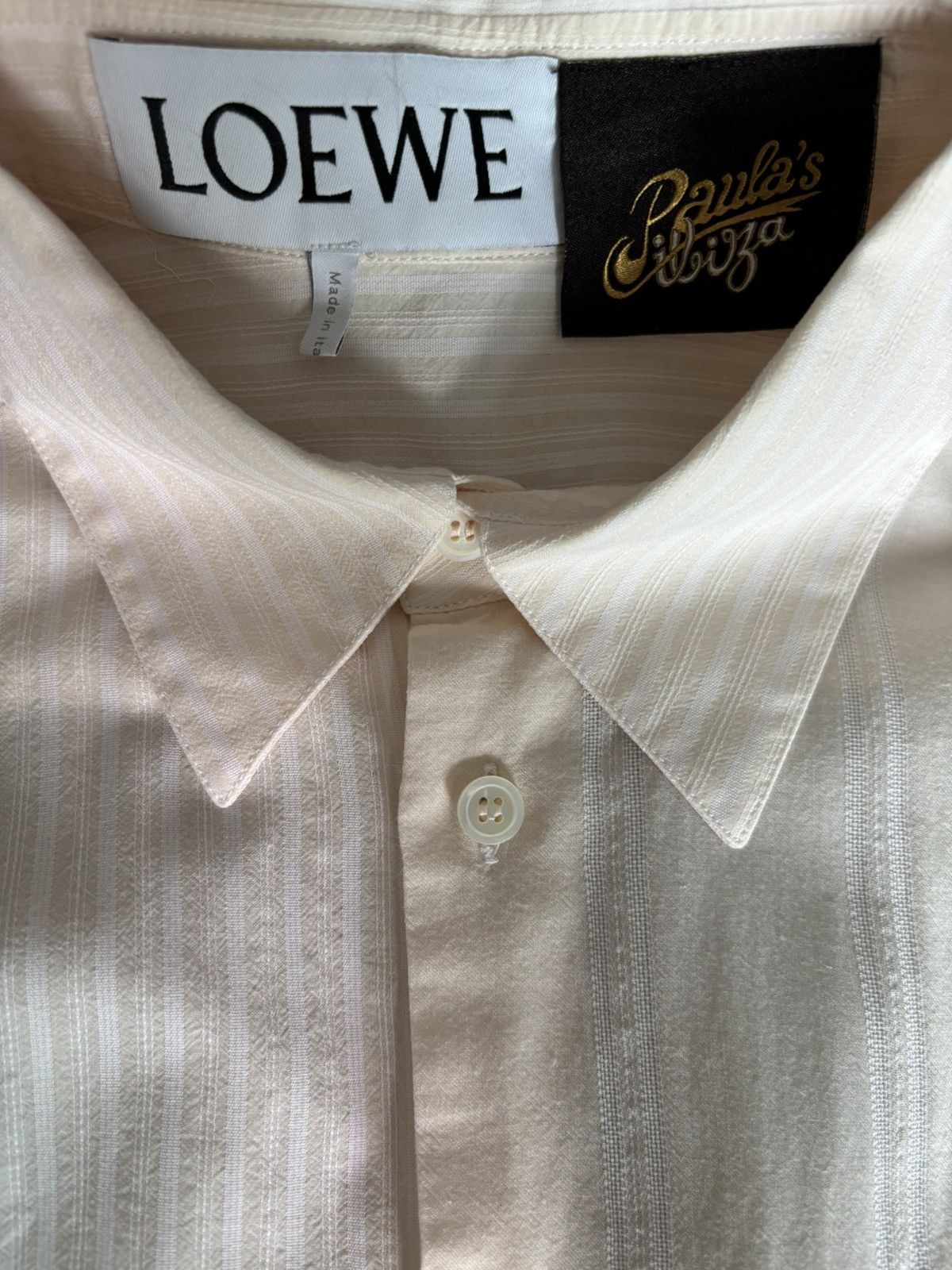 Loewe Loewe Pink Cotton Shirt Size US M / EU 48-50 / 2 - 3 Thumbnail