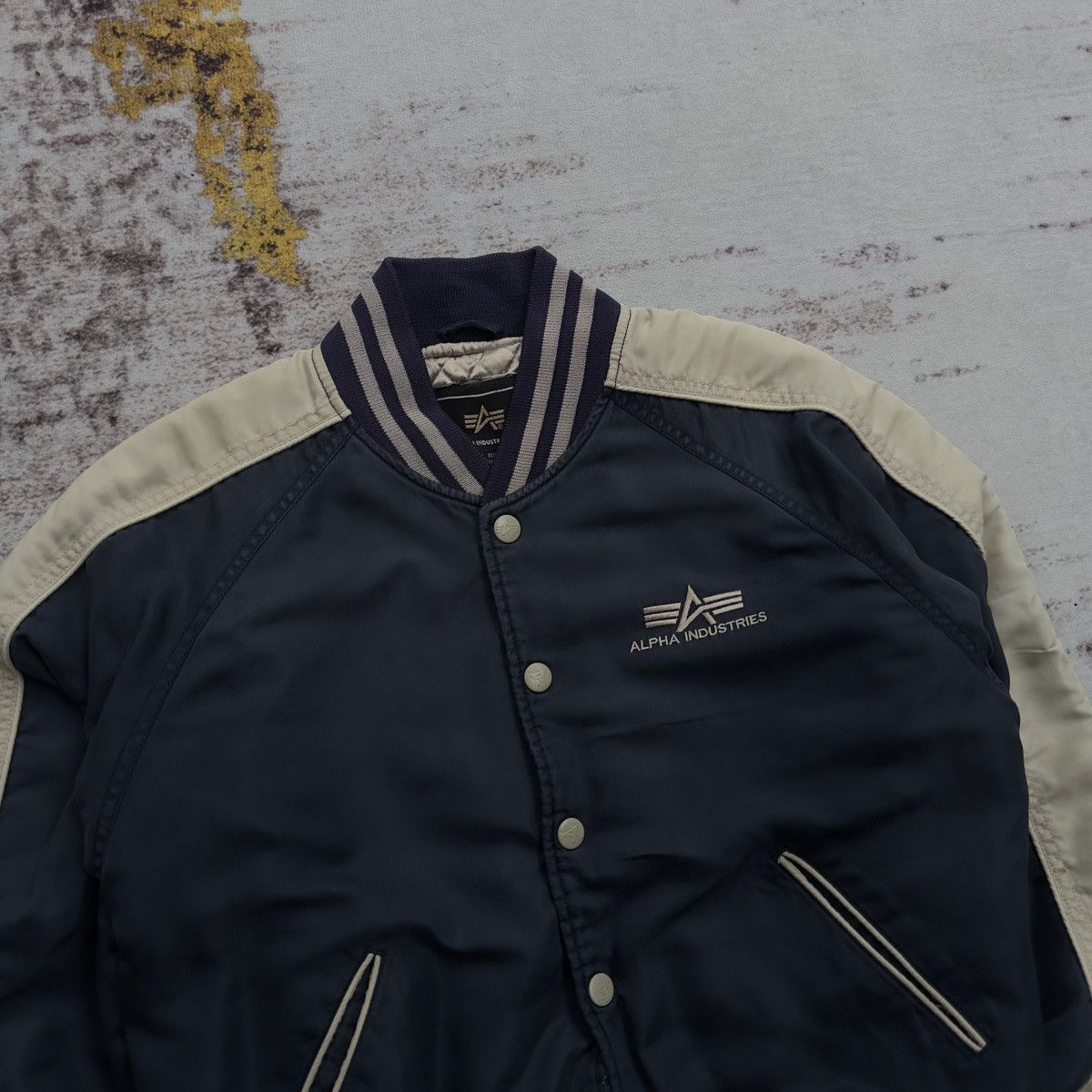 Alpha Industries VINTAGE ALPHA INDUSTRIES BOMBER JACKET BIG EMBROIDERY LOGO Size US S / EU 44-46 / 1 - 6 Thumbnail