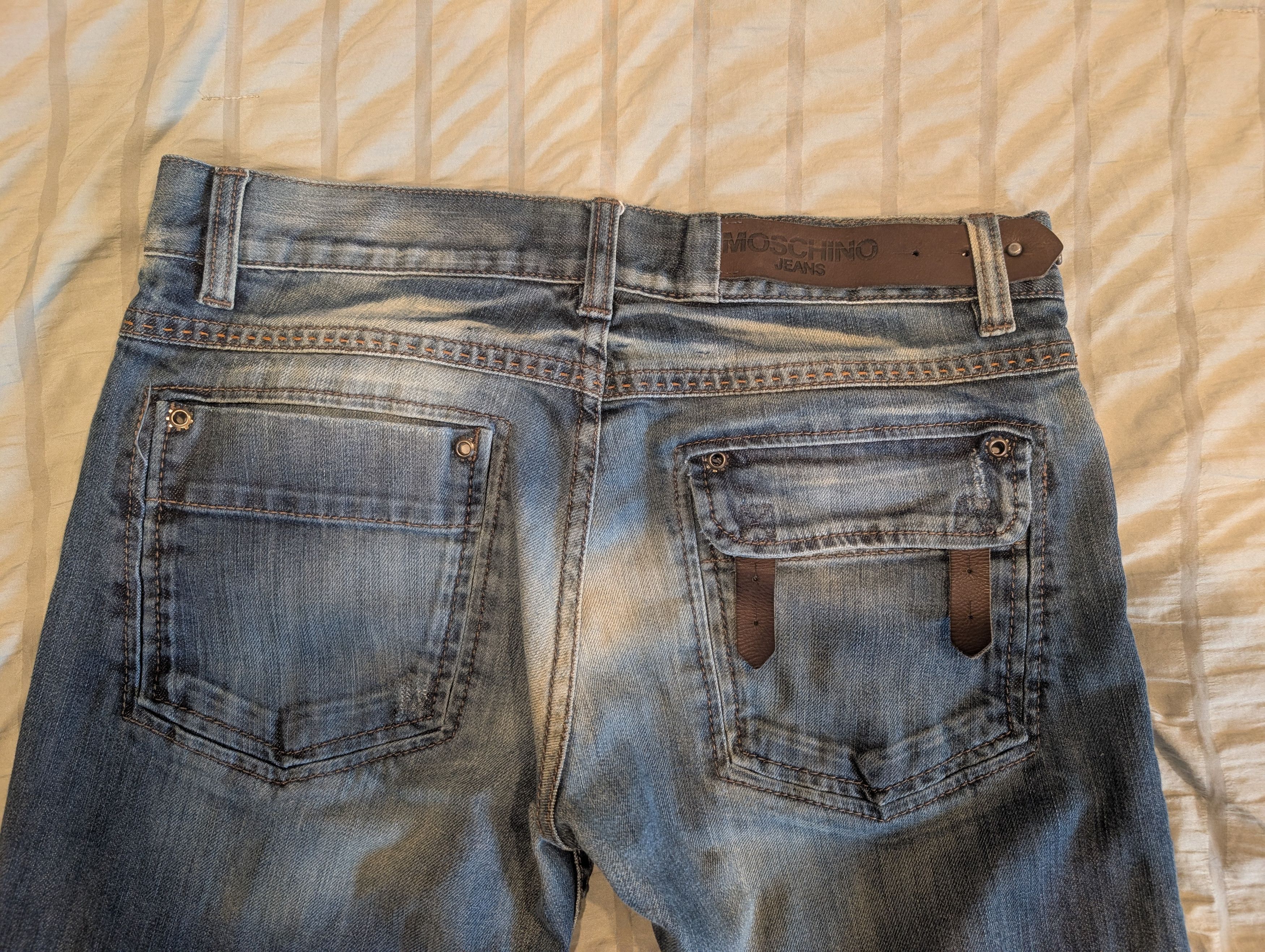 Moschino Archival Moschino Jeans Y2K Industrial Strap Detail Denim Size US 32 / EU 48 - 1 Thumbnail