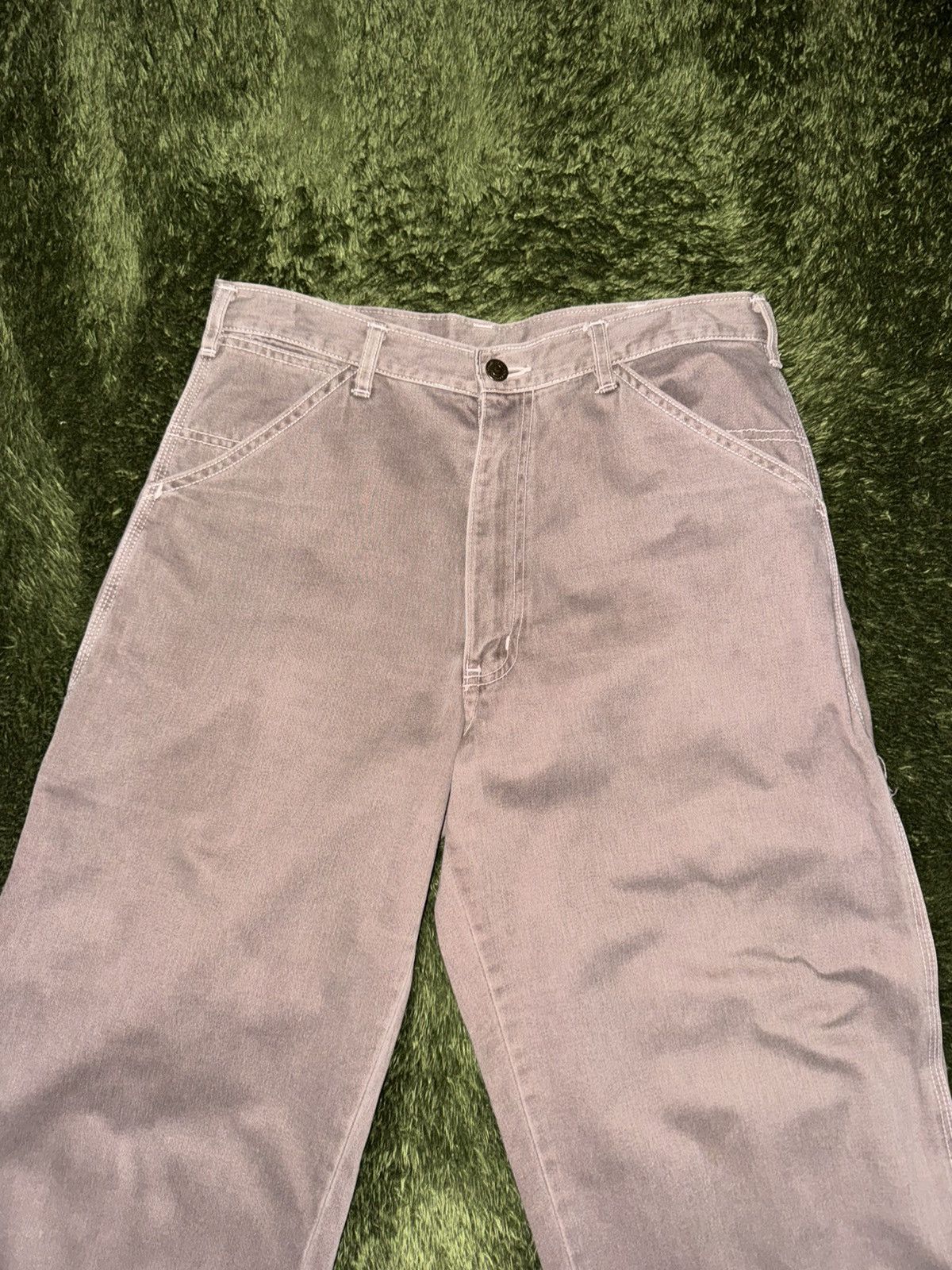Japanese Brand BEEBELL JAPAN Garment Dye Carpenter Pants Brown Size US 32 / EU 48 - 4 Thumbnail
