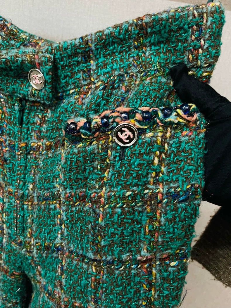 Chanel Chanel Dakar high-end handicraft workshop high-waisted twee Size 25" / US 0 / IT 36 - 2 Thumbnail