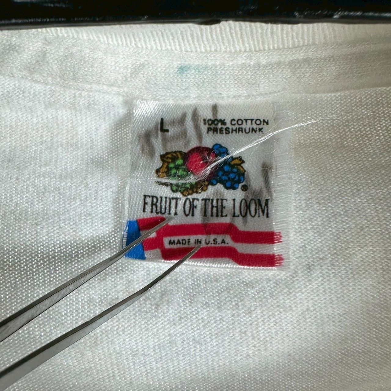 Fruit Of The Loom Vintage 90s Grateful Dead A box of Rain Rock Band T-shirt Size US L / EU 52-54 / 3 - 6 Thumbnail
