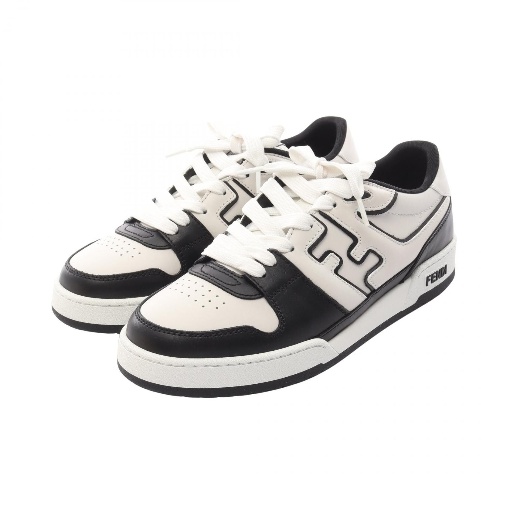 Fendi Fendi Fendi FENDI MATCH Leather Sneakers Leather Shoes 7E1643AOMNF0E7C9 DUTY FREE for USA Size ONE SIZE - 1 Thumbnail