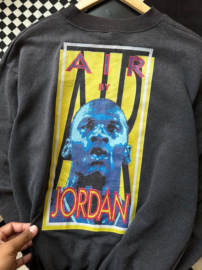Jordan Brand × Vintage VINTAGE NIKE AIR JORDAN SWEATSHIRT Size US M / EU 48-50 / 2 - 2 Thumbnail
