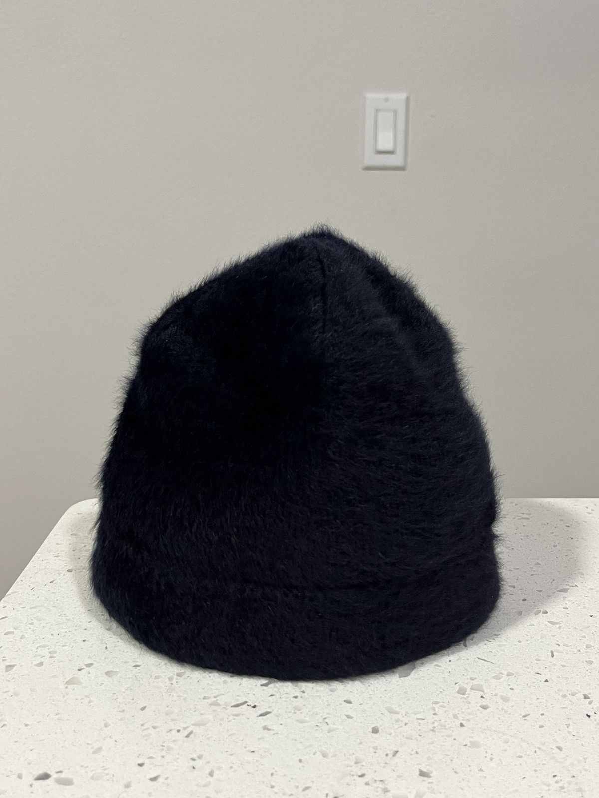 Kangol KANGOL Box Logo Furgora Julie Beanie Rabbit Fur Navy Blue Size ONE SIZE - 2 Thumbnail