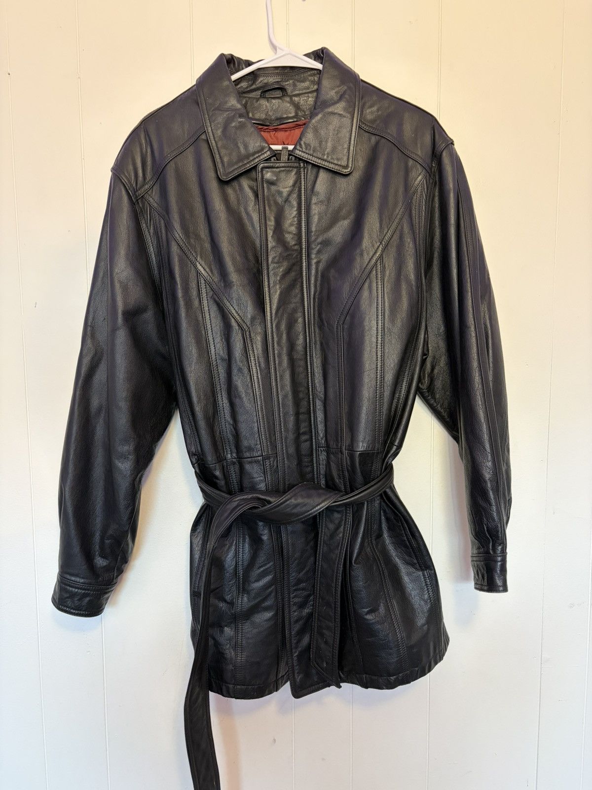 Wilsons Leather Wilsons leather long trench coat Size US L / EU 52-54 / 3 - 3 Thumbnail