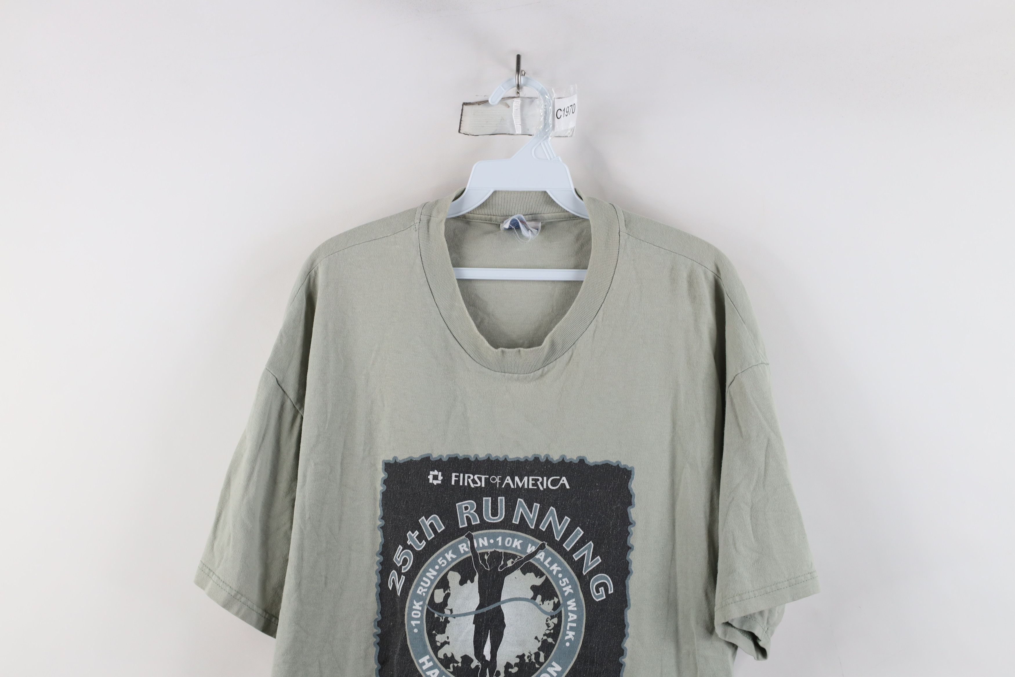Vintage Vintage 90s Dexter to Ann Arbor Half Marathon T-Shirt Size US XL / EU 56 / 4 - 2 Thumbnail