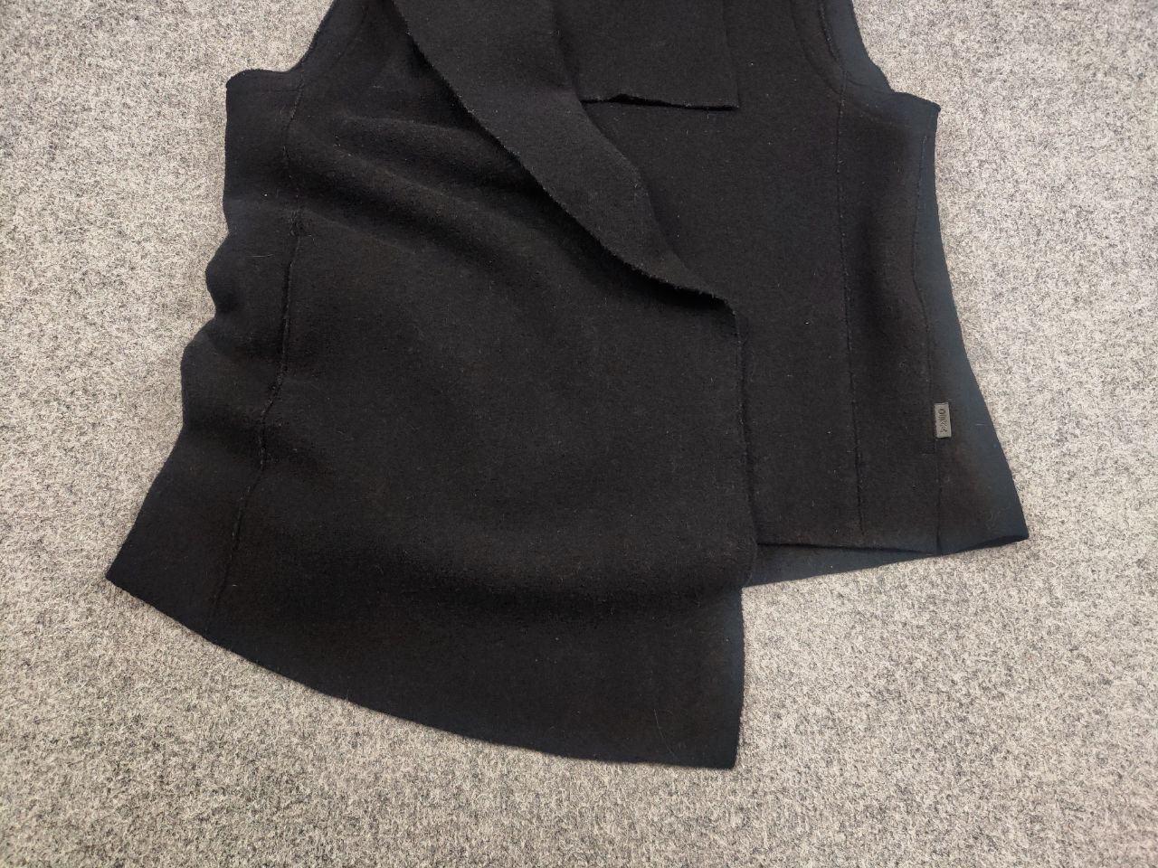 Other Oska Germany Design Black Wool Avant Garde Asymmetrical Vest Size M / US 6-8 / IT 42-44 - 6 Thumbnail