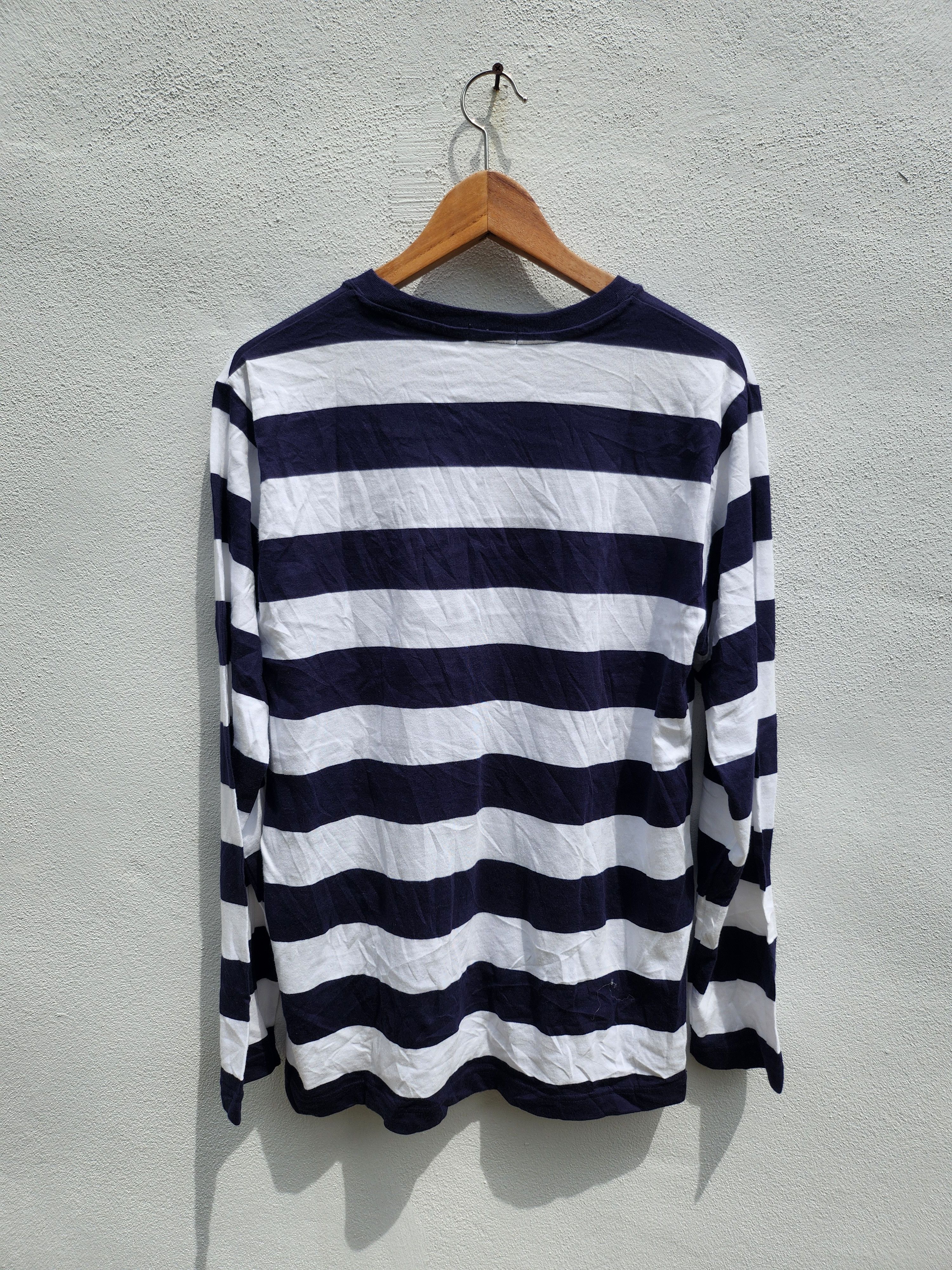 Japanese Brand 💥GU Striped Grunge Kurt Cobain Style Tee Size US L / EU 52-54 / 3 - 7 Thumbnail