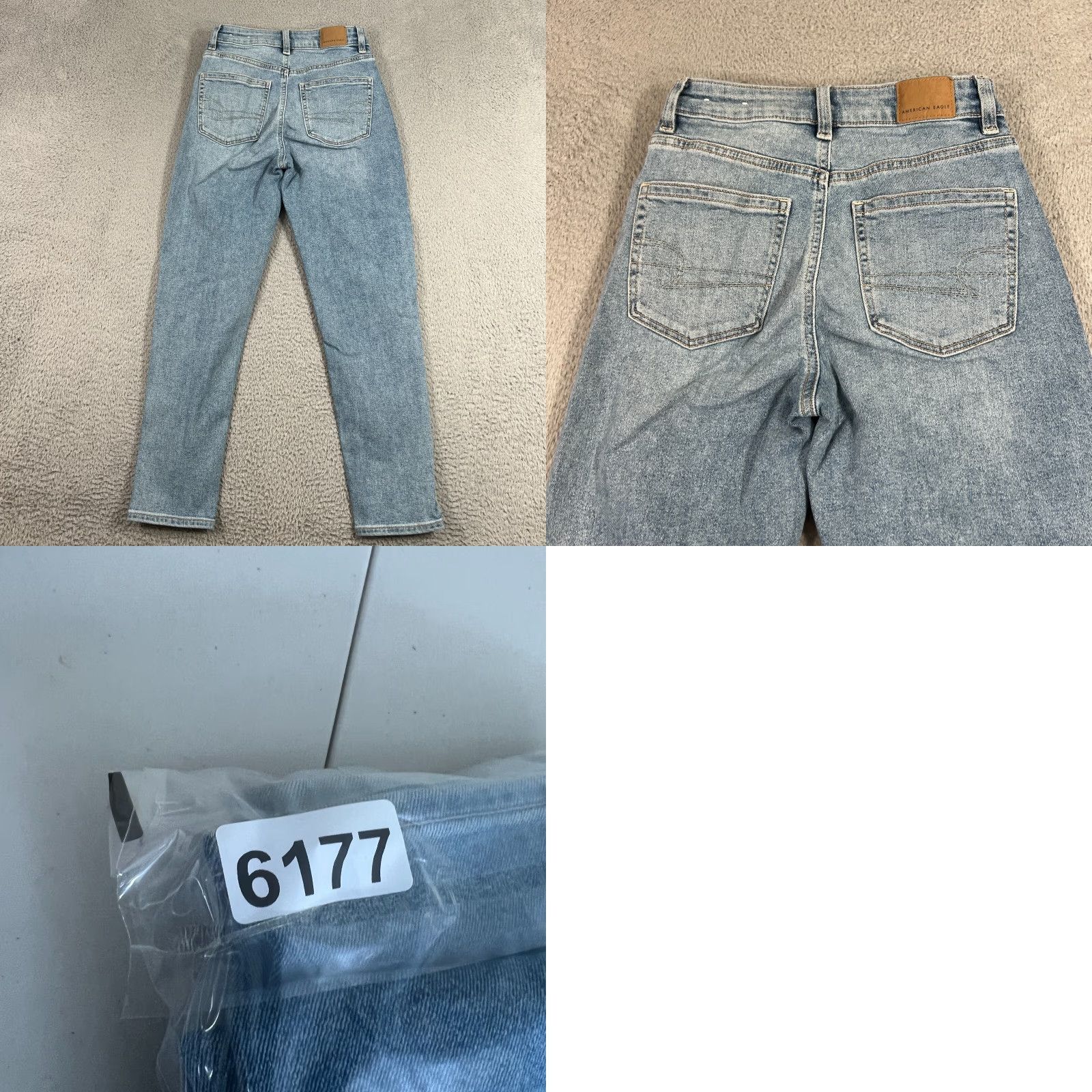 American Eagle Outfitters VINTAGE American Eagle Outfitters Jeans Womens Regular Size 00 Short Light Wash Stretch Mid Rise Blue 25 in Inseam Boys/Girls? Size 24" / US 00 / IT 34 - 8 Thumbnail