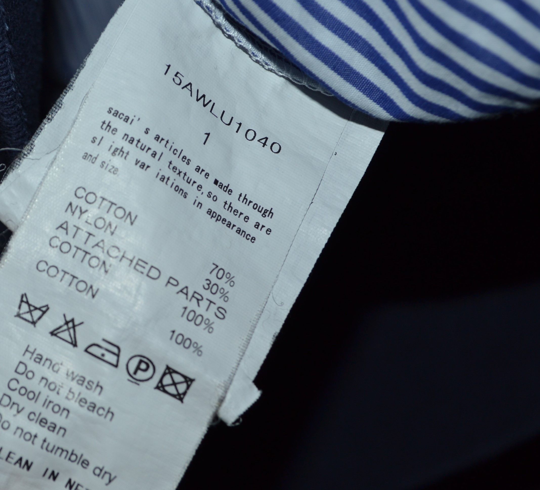 Sacai Sacai Deconstructed Sweatshirt Shirt Docking 1 size Japan Size S / US 4 / IT 40 - 6 Thumbnail
