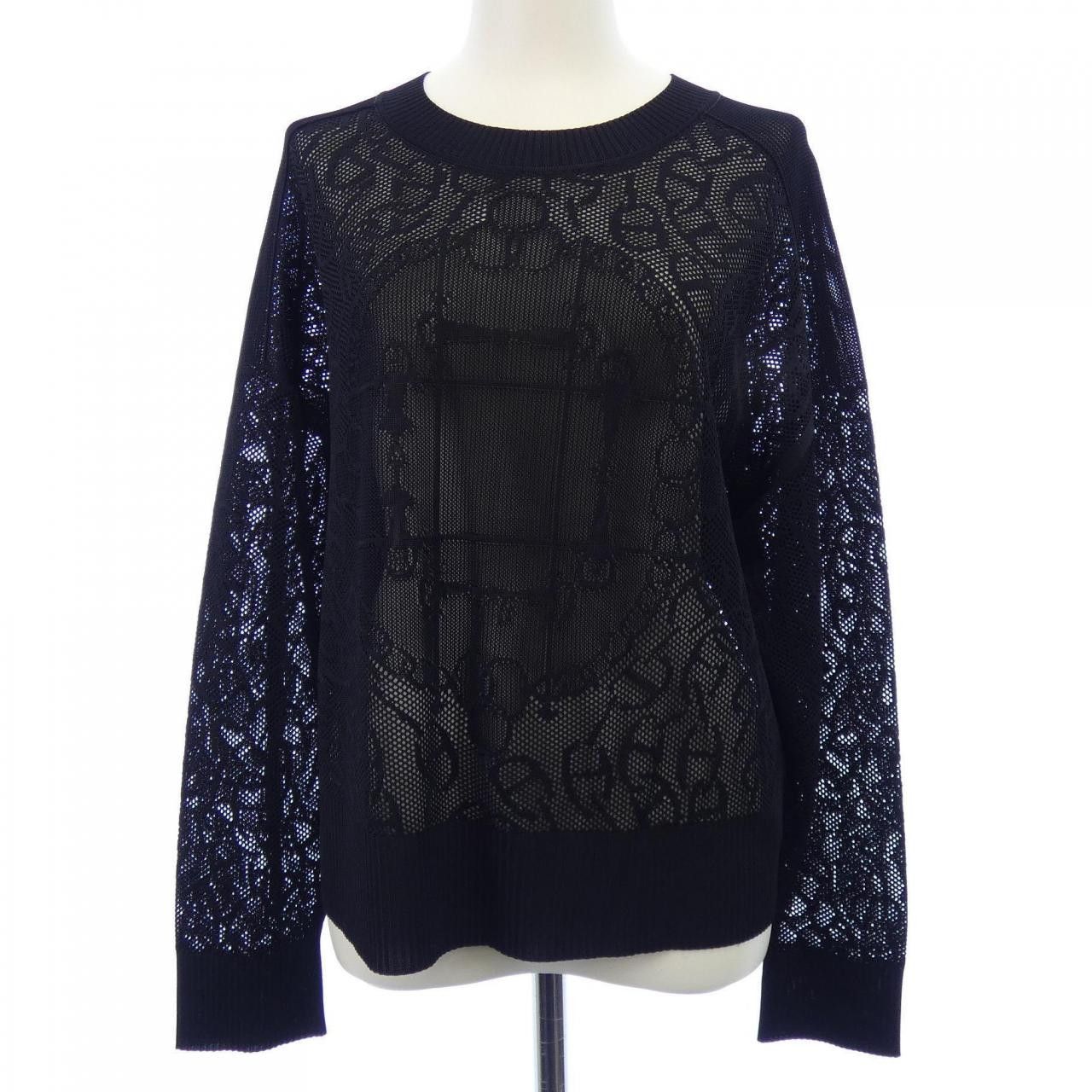 Hermes Hermes Hermès MORS ET GOURMETTES40 Knitwear Textile Tops DUTY FREE for USA Size ONE SIZE - 1 Thumbnail