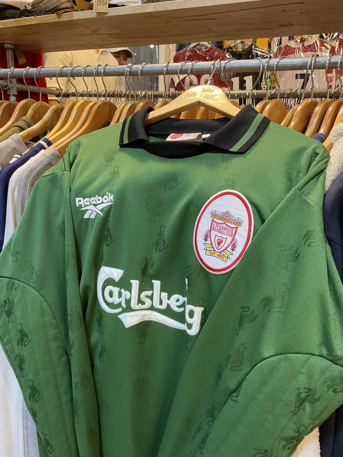 Reebok × Vintage Vintage 1996-1997 Liverpool FC Goalkeeper Kit Size US L / EU 52-54 / 3 - 2 Thumbnail