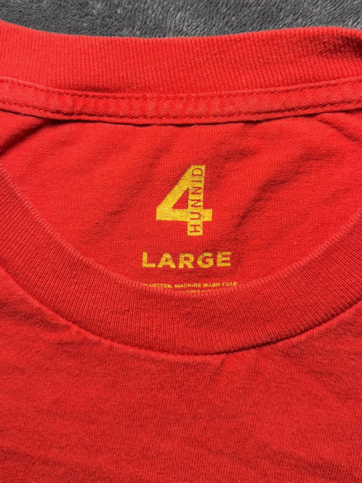 4HUNNID × Vintage YG 4hunnid Red Shirt Size US L / EU 52-54 / 3 - 4 Thumbnail