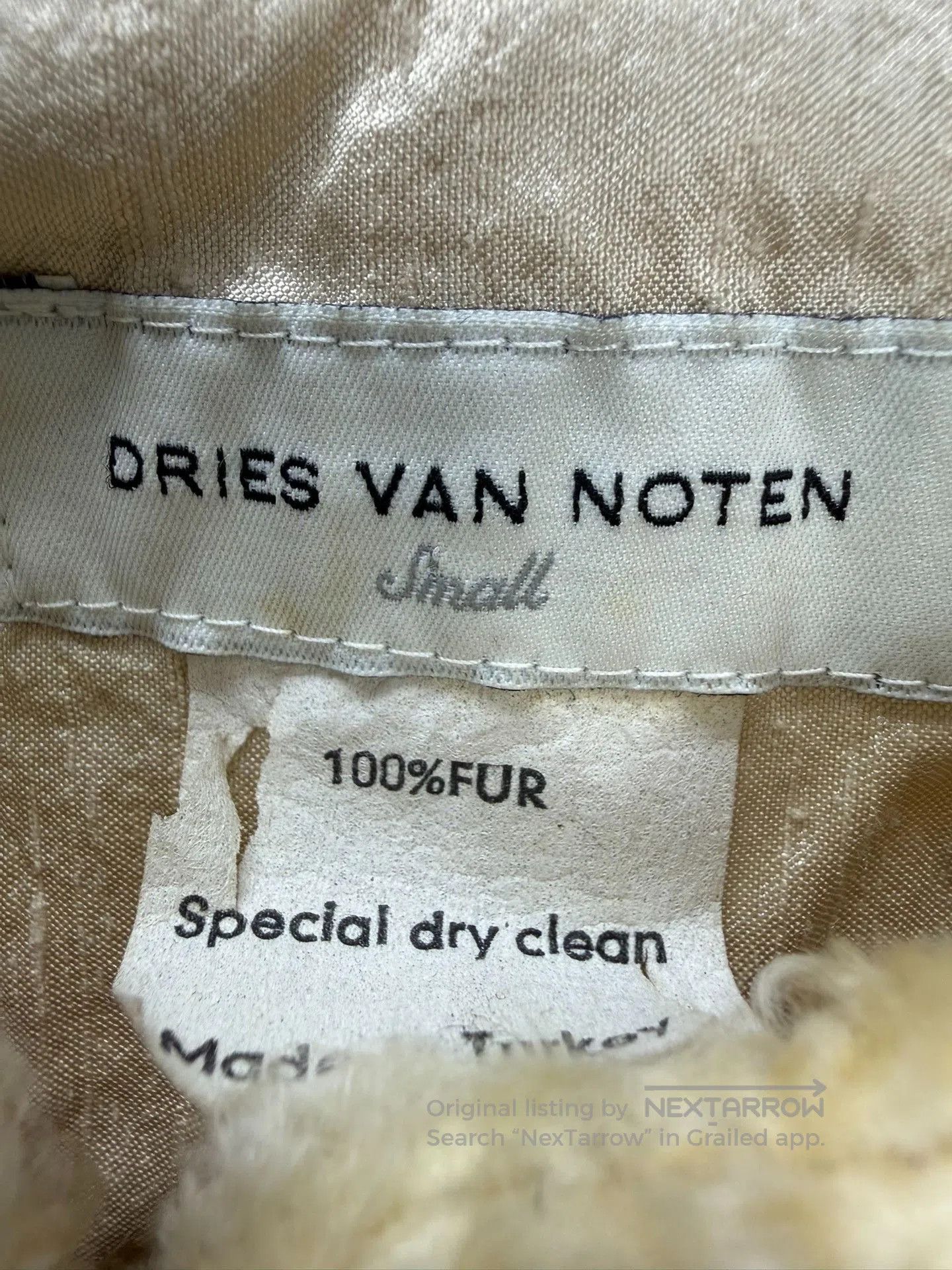 Dries Van Noten Dries van Noten Fur Jacket Scarf Set. Size M / US 6-8 / IT 42-44 - 5 Thumbnail