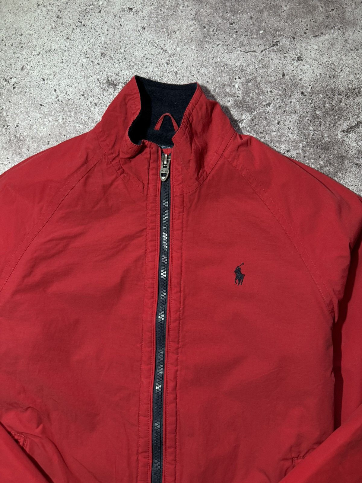Polo Ralph Lauren × Vintage Polo Ralph Lauren Nylon Fleece Jacket Red Windstoper Size S Size US S / EU 44-46 / 1 - 2 Thumbnail