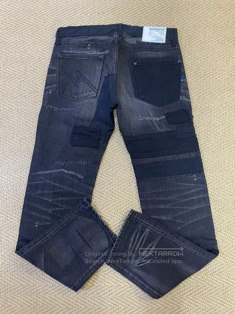 Neighborhood Neighborhood size M Black Soul Cow King Knitted Patch Jean Size US 27 - 2 Thumbnail