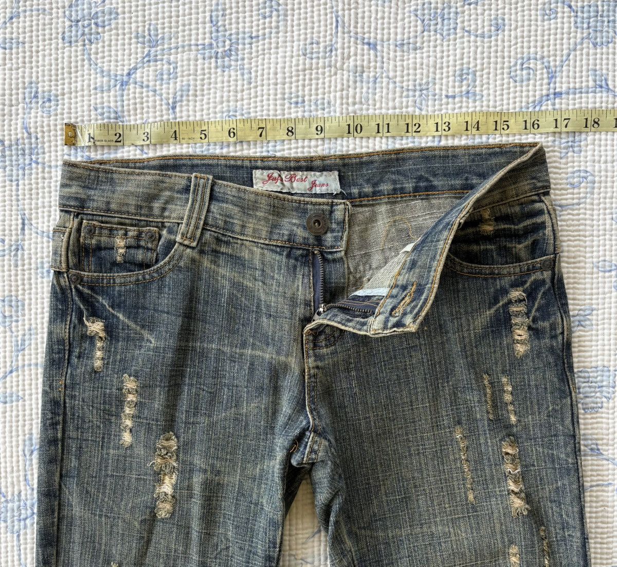 Vintage Vintage ZLR Streetwear Jeans Distressed Denim Size US 32 / EU 48 - 19 Thumbnail