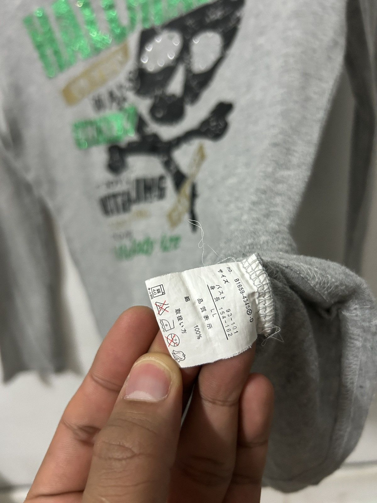 If Six Was Nine Pinky sweety Hallmark skull longsleeve punk japan style Size S / US 4 / IT 40 - 4 Thumbnail