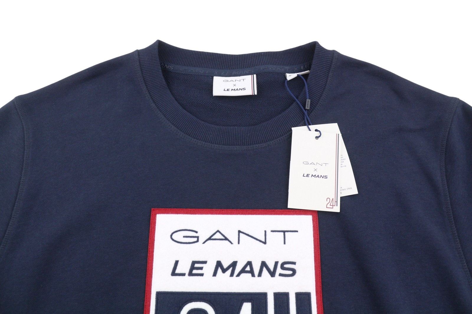 Gant C-NECK 2XL Evening Blue Logo Sweatshirt 87321 Size US XXL / EU 58 / 5 - 4 Thumbnail