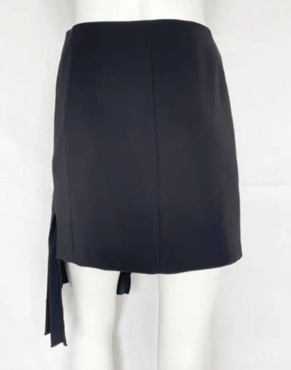 Mugler Pleated asymmetric skirt Size 27" / US 4 / IT 40 - 4 Thumbnail