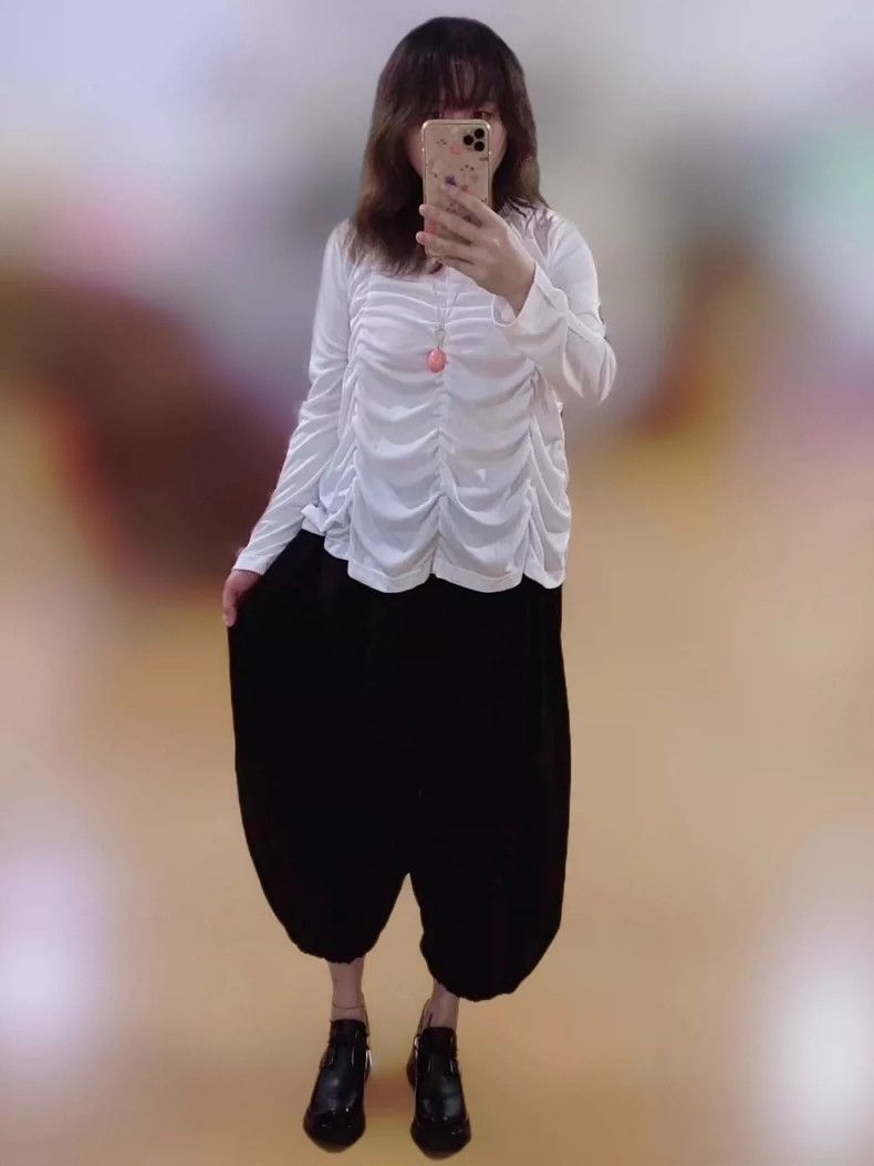 Comme des Garcons Comme Des Garcons Pleated Crew Neck Top Size M / US 6-8 / IT 42-44 - 2 Thumbnail