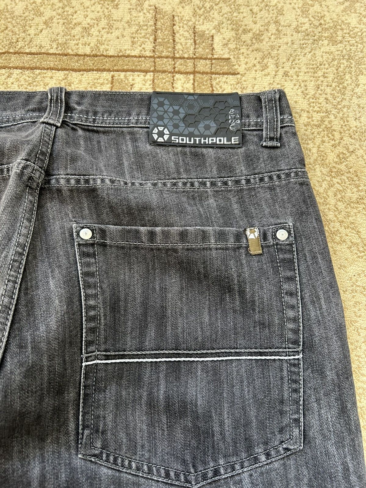 Southpole Vintage Southpole Baggy Brown Tab Jeans Size US 36 / EU 52 - 4 Thumbnail